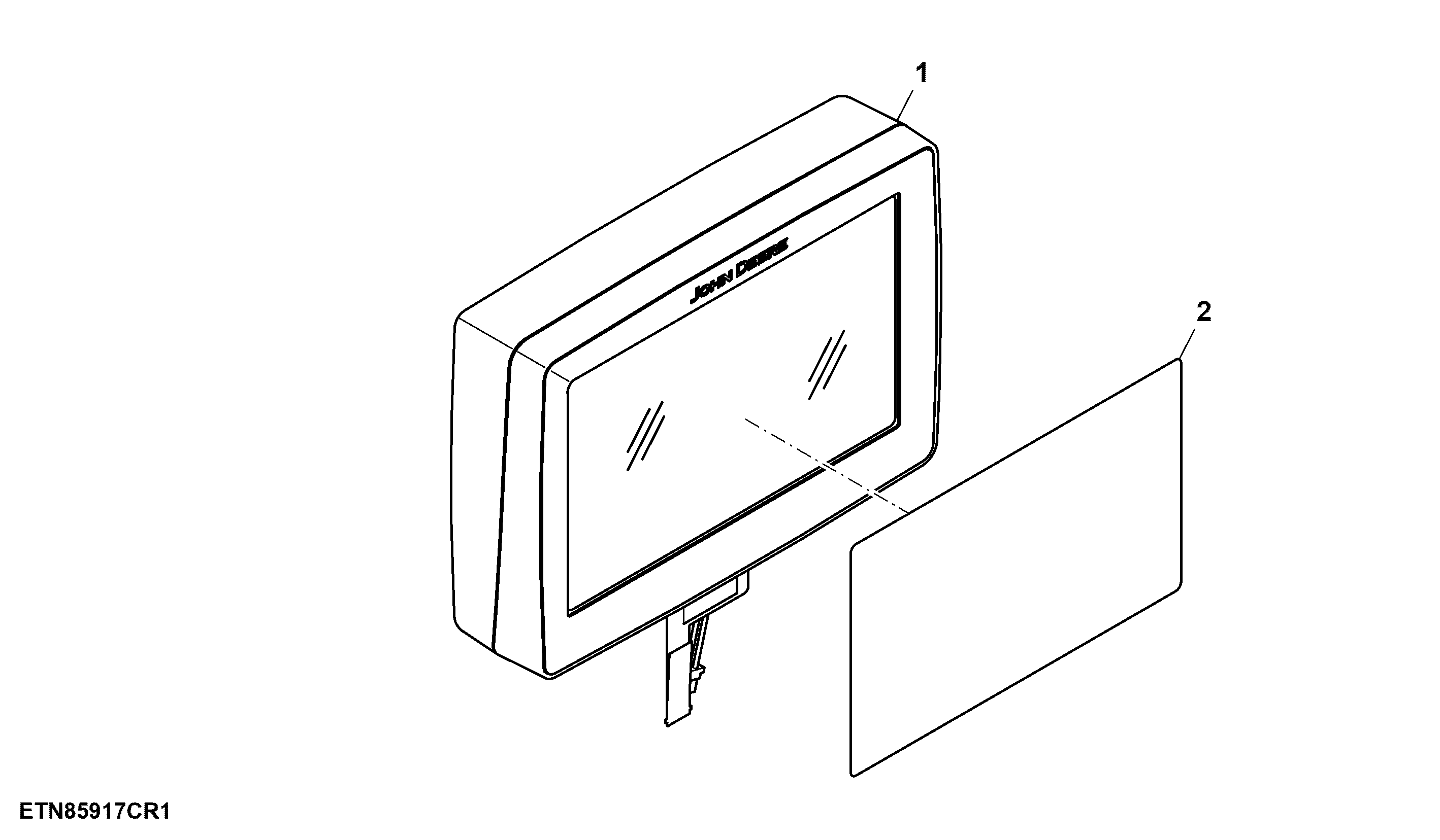 Command Center Display Unit, W/ Touchscreen
