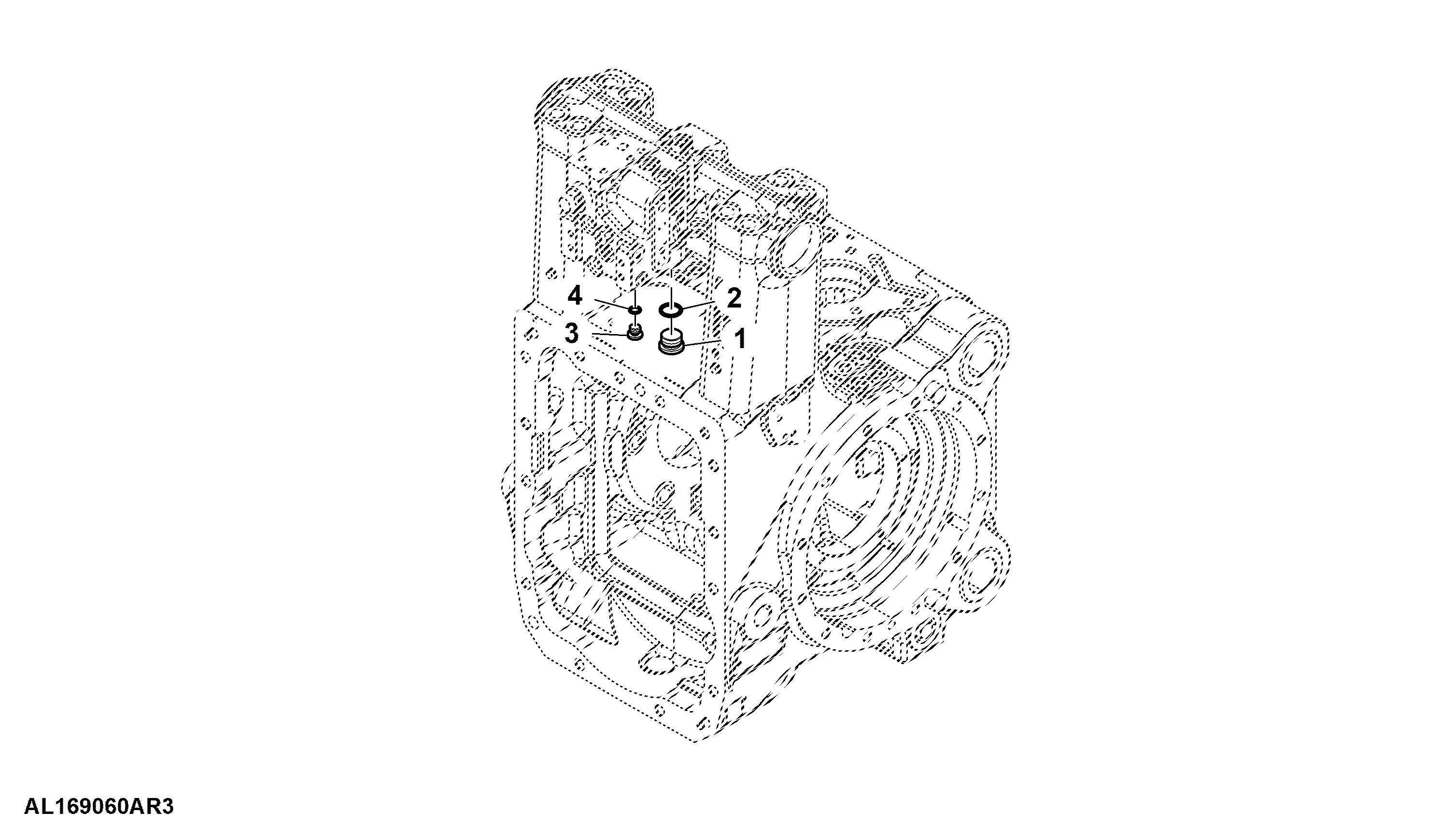 Plugs, Priority Valve, W/O Midstack SCV, W/O Pressure Free Return, W/ PFC-Hydraulics