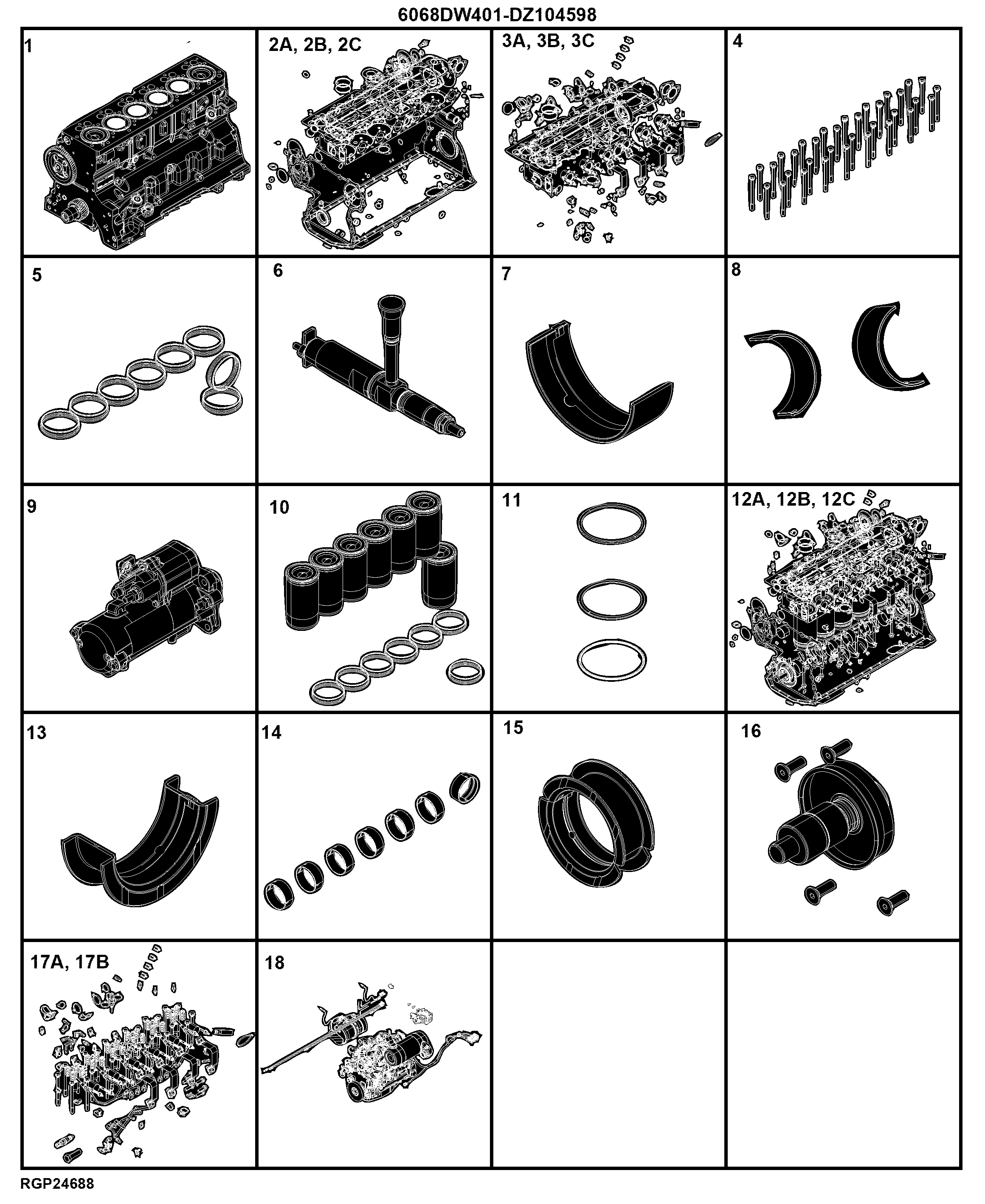 04B Engine 6068DW401-DZ104598