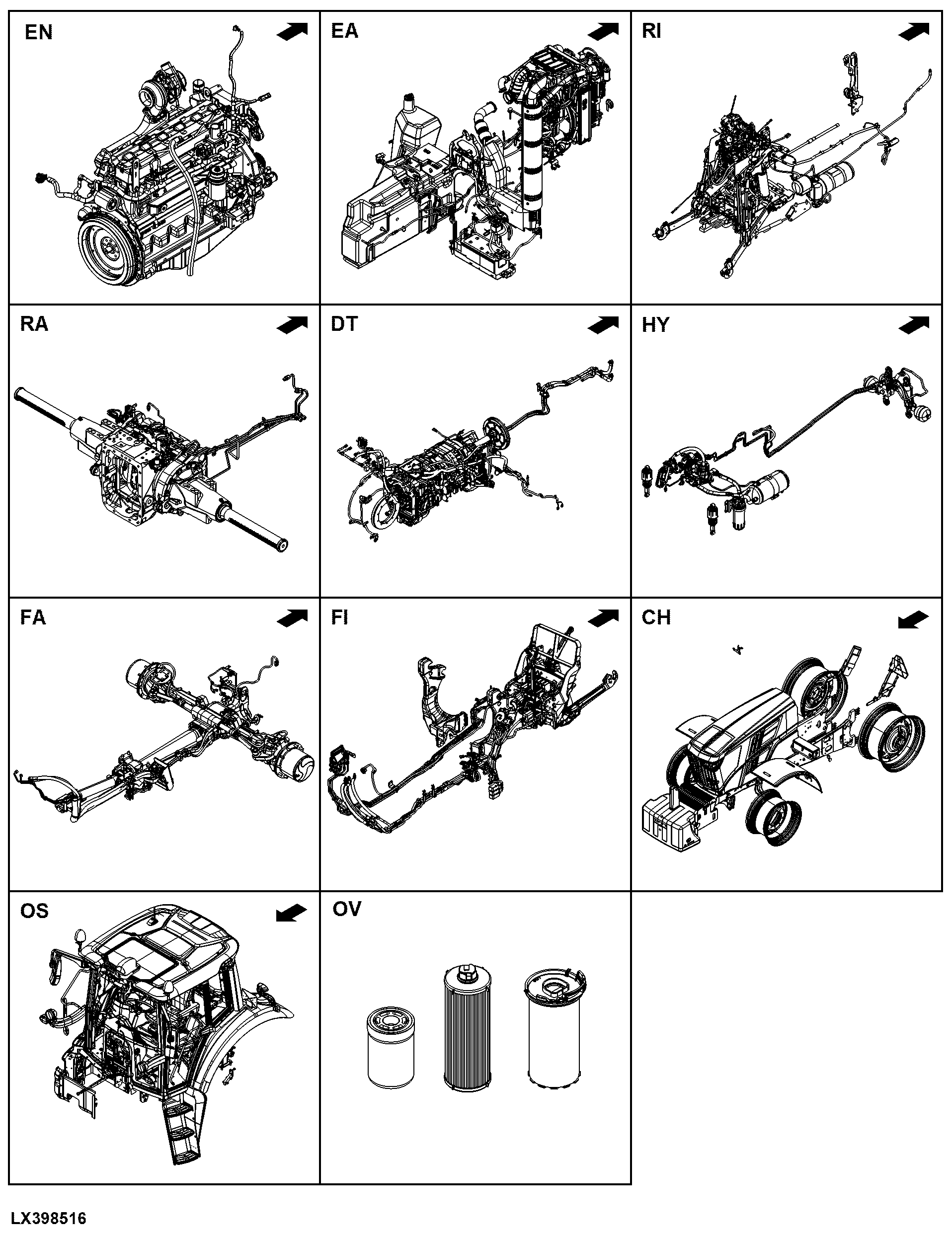 6140M Tractor (Europe Edition, Engine SN: 6068GXXXXXX)(Tier 2)(MY20- )