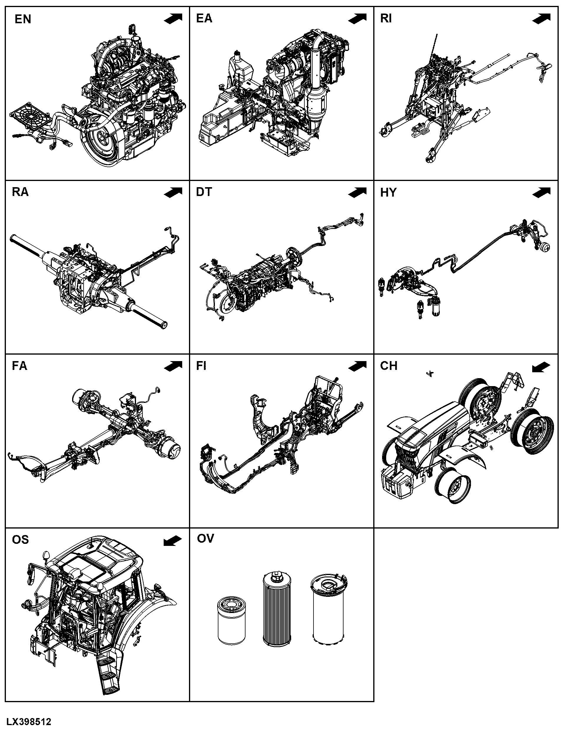 6145M Tractor (North America Edition, Engine SN: 4045UXXXXXX)(Final Tier 4)(MY20- )