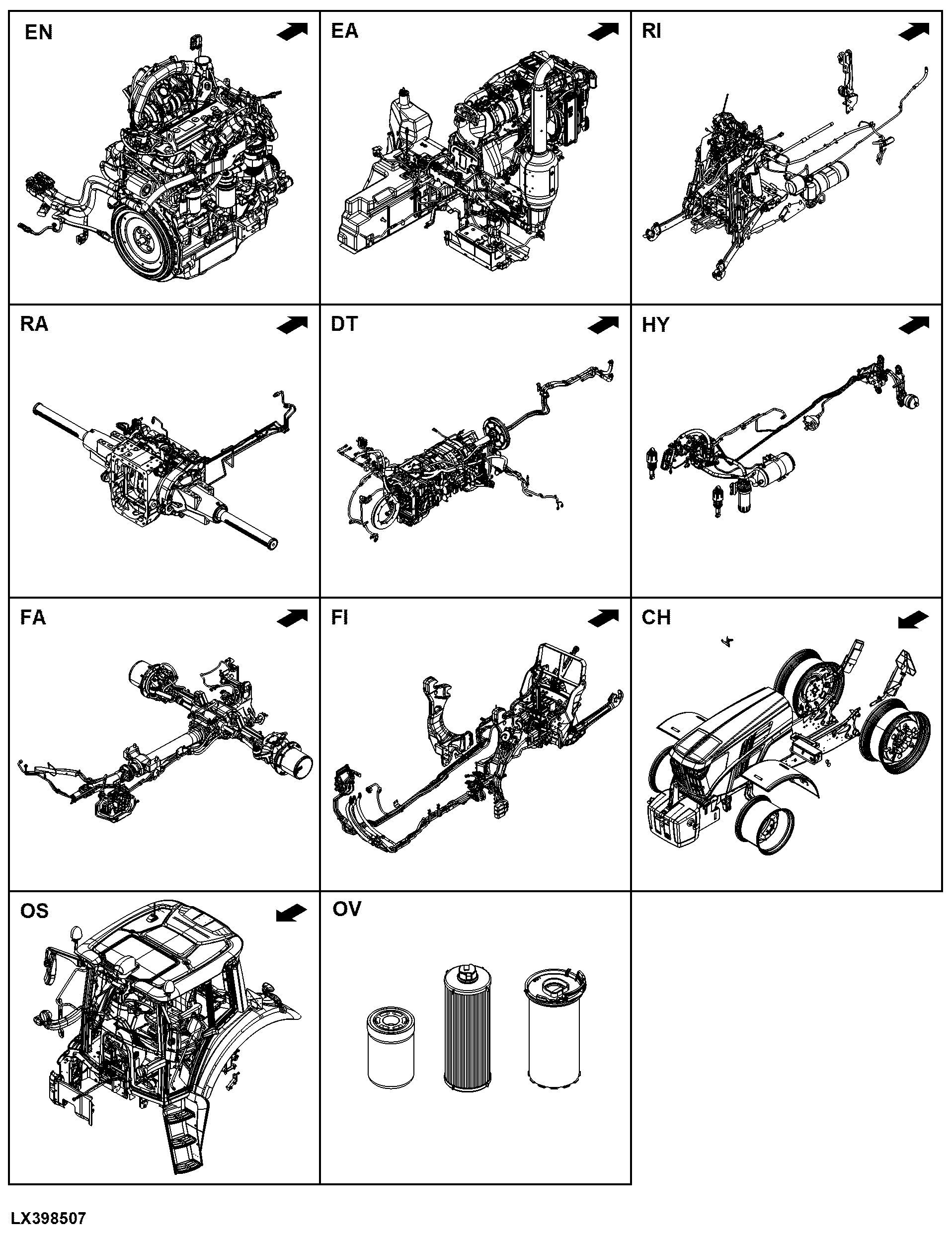 6130M Tractor (Europe Edition, Engine SN: 4045UXXXXXX)(Final Tier 4/Stage IV/Stage V)(MY20- )