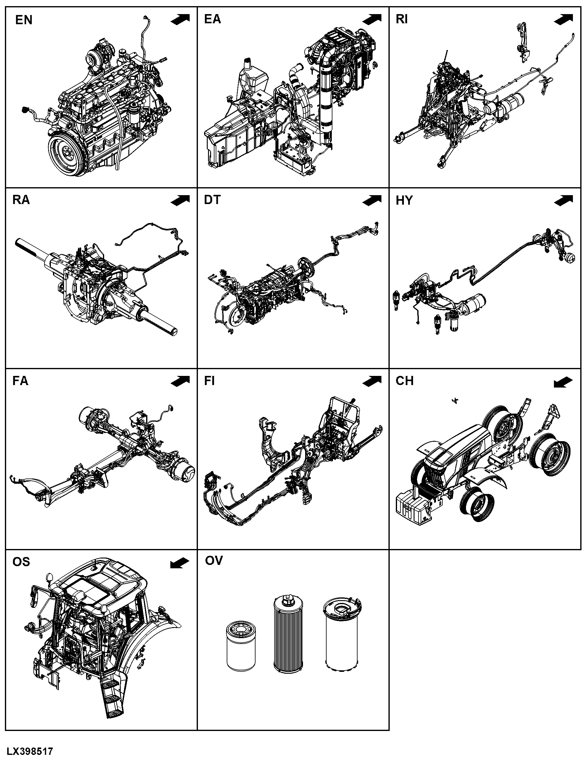 6155M, 6155MH Tractor (Europe Edition, Engine SN: 6068GXXXXXX)(Tier 2)(MY20- )