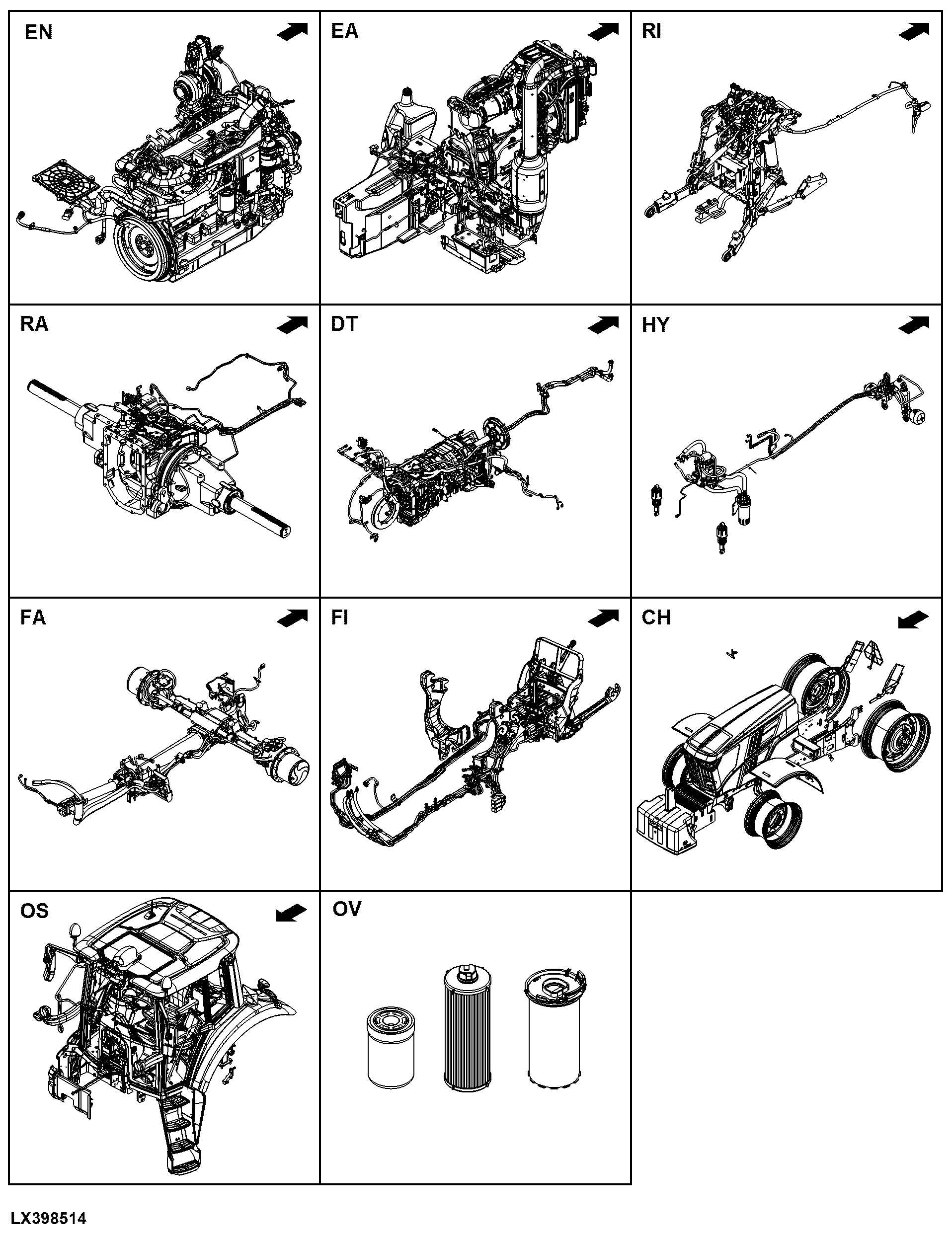 6195M Tractor (North America Edition, Engine SN: 6068UXXXXXX)(Final Tier 4)(MY20- )