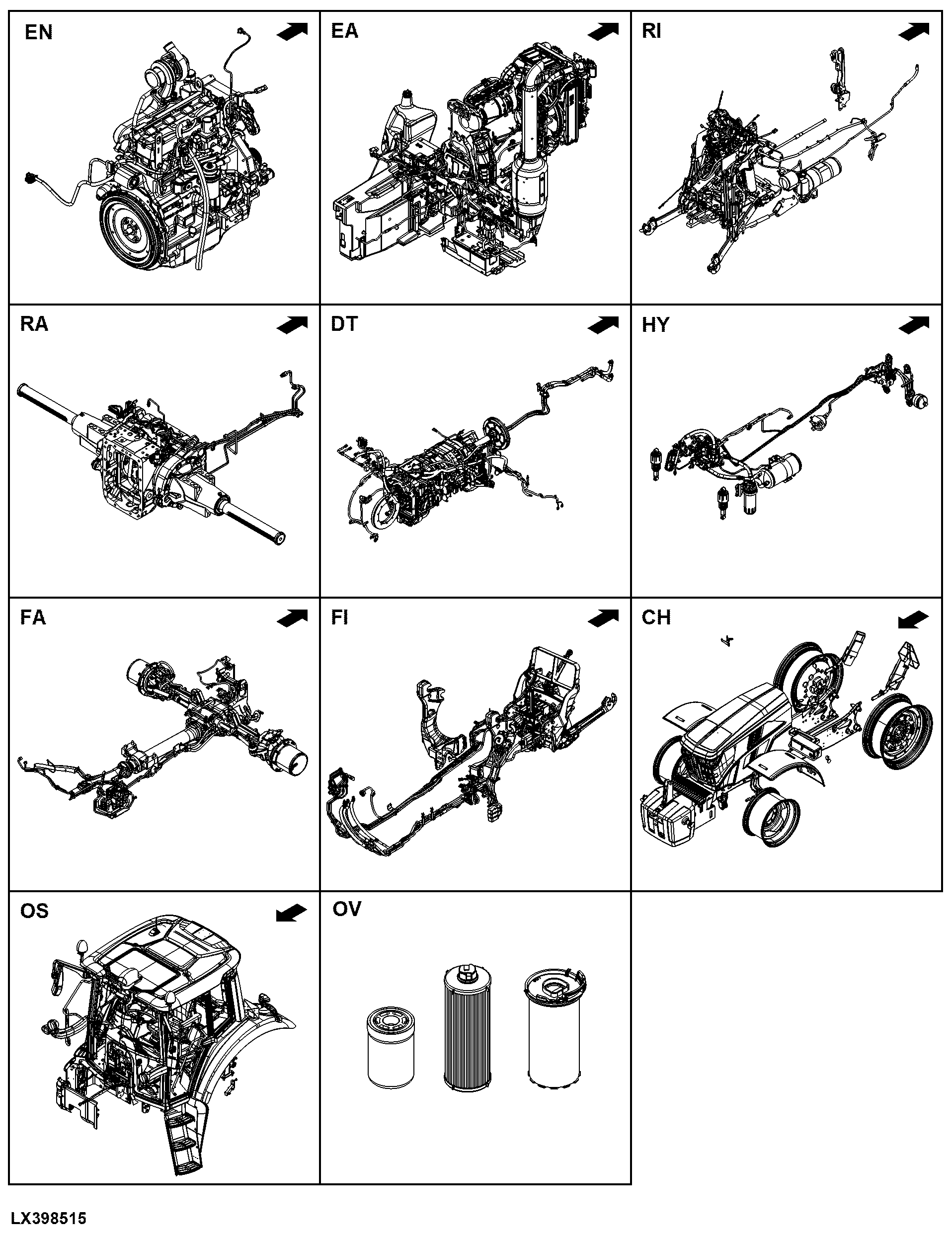 6110M Tractor (Europe Edition, Engine SN: 4045GXXXXXX)(Tier 2)(MY20- )