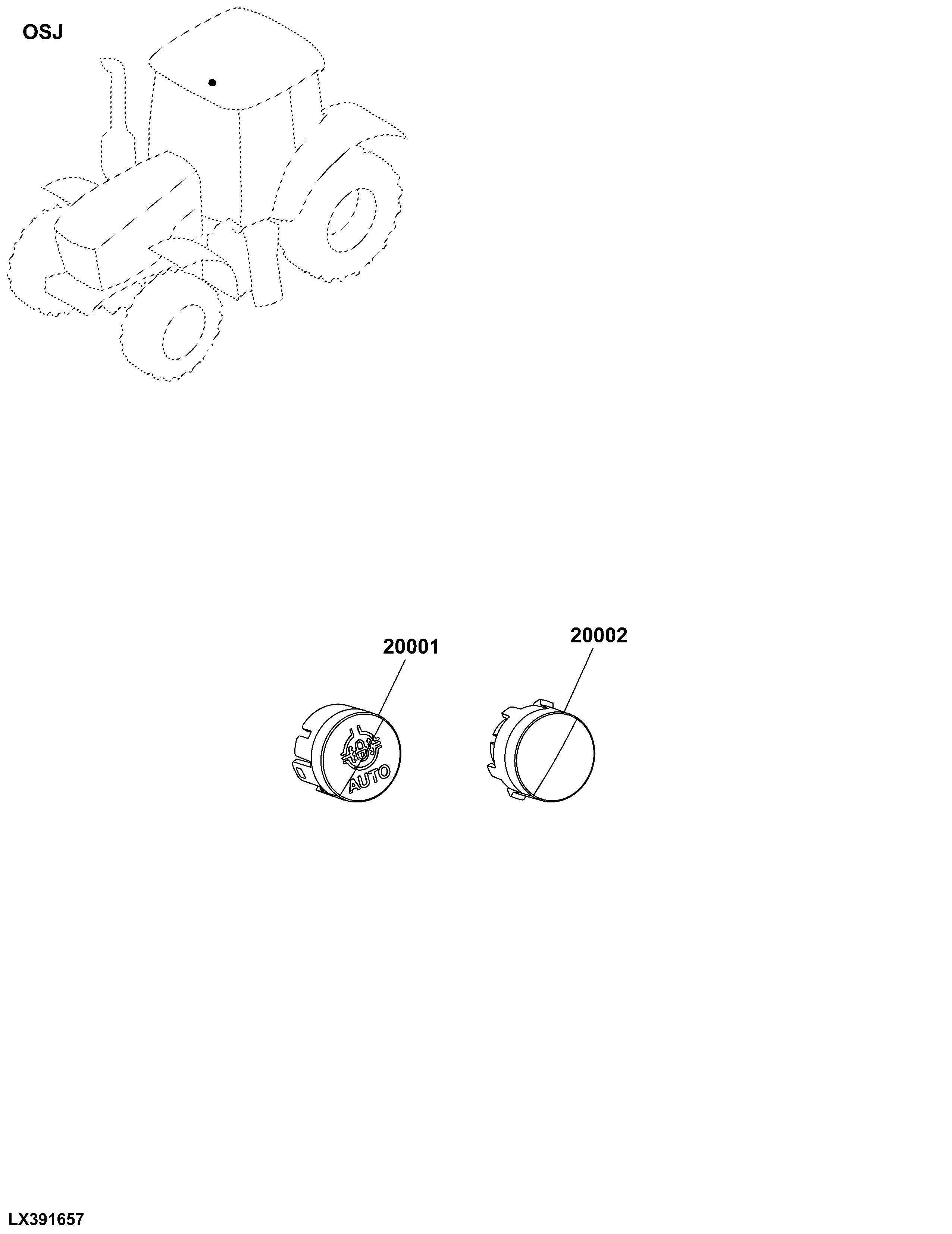 OSJ Rear Differential Lock Controls