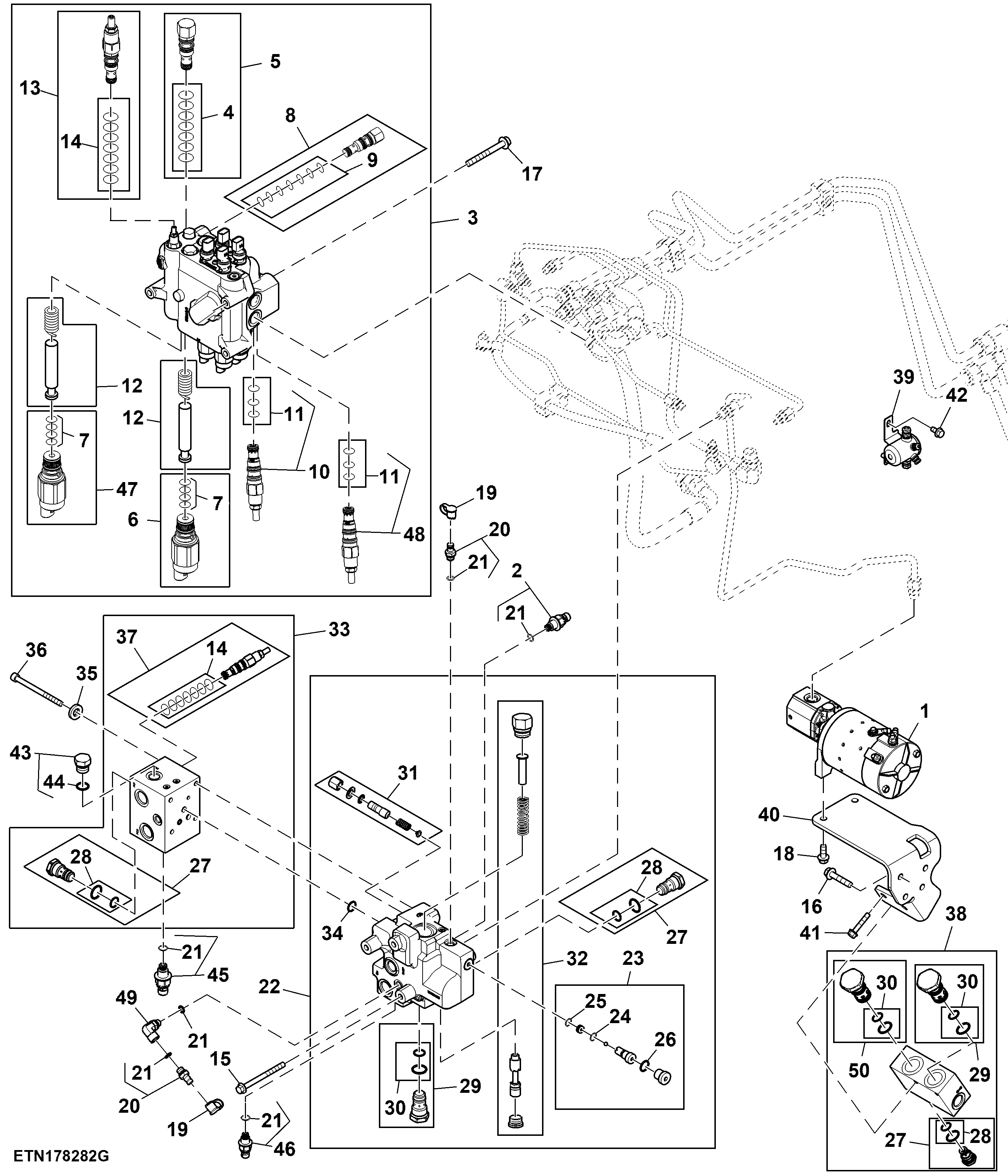 Steering Control Valve, ACS™, W/ Back Up Pump (804101 - )