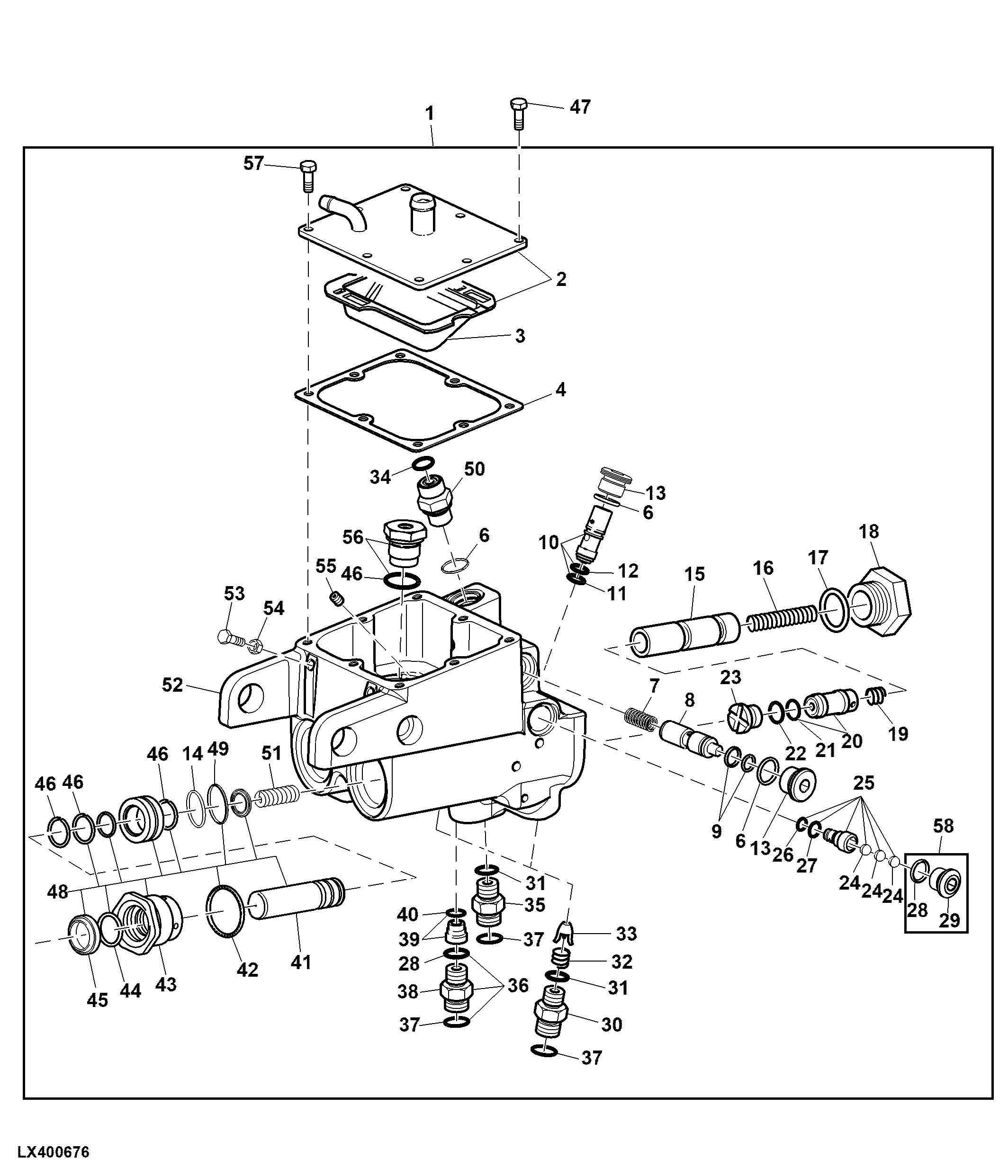 Brake Valve (For Tractors with Front Wheel Brakes)