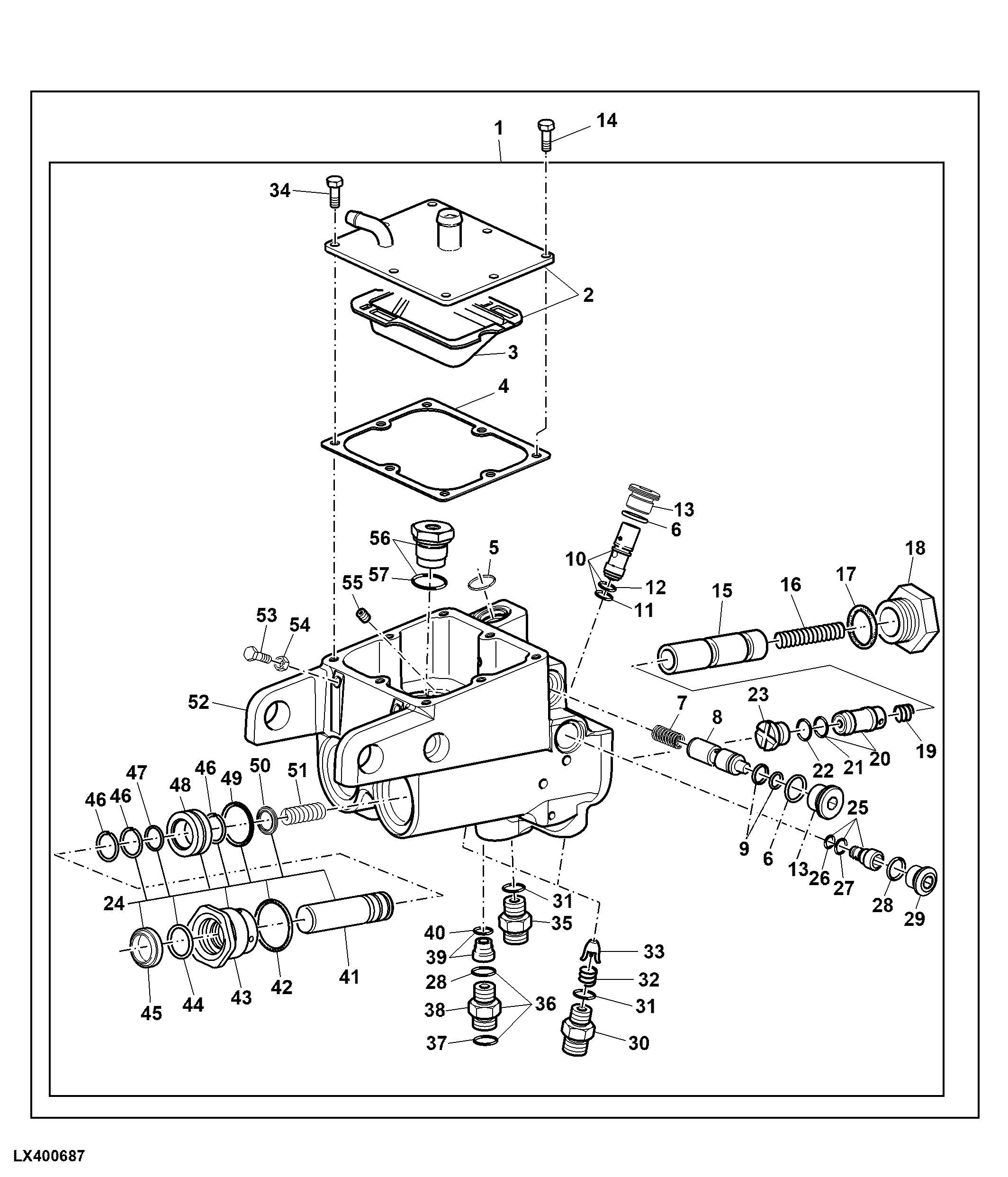 Brake Valve (For Tractors with Front Wheel Brakes)