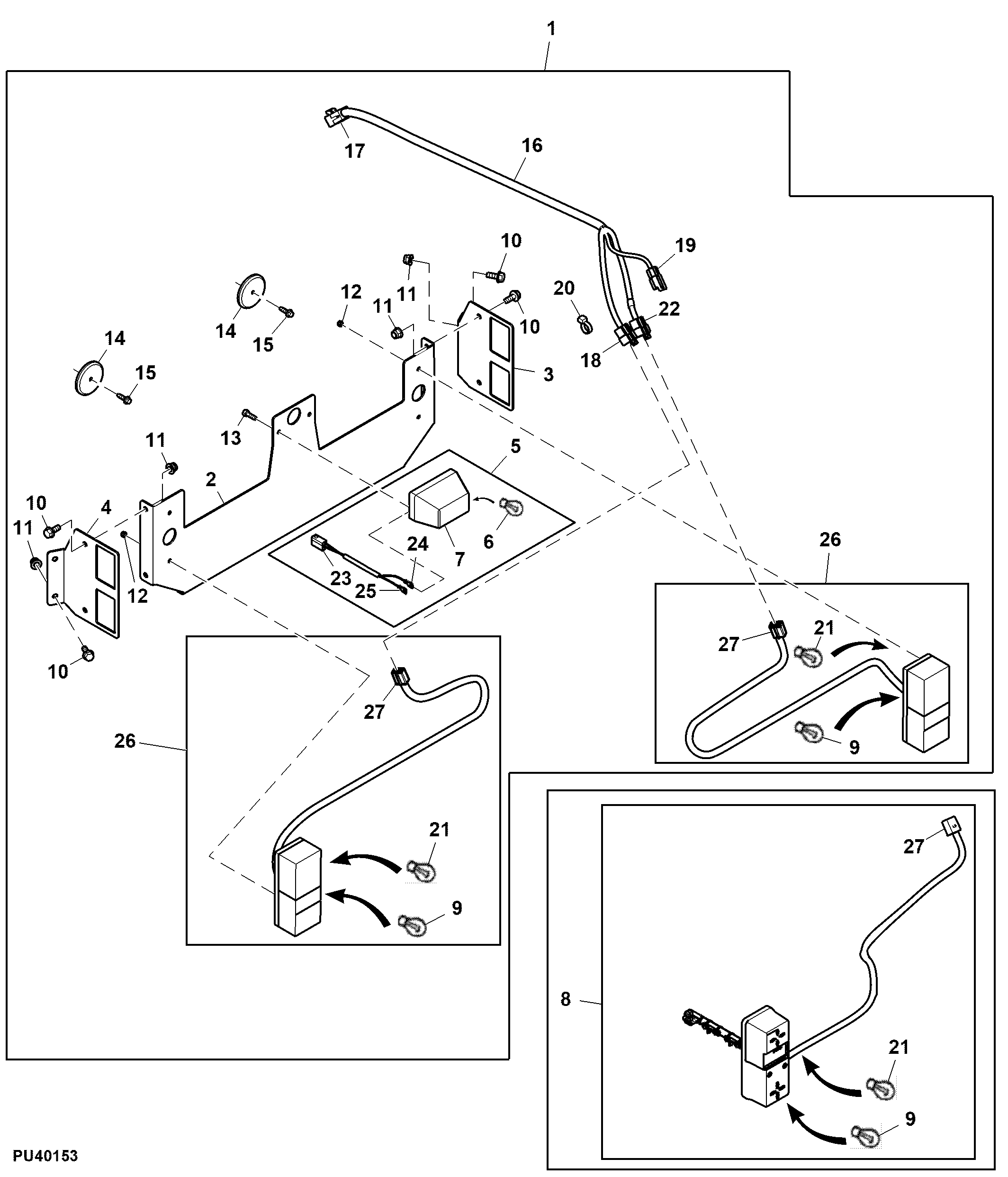 Light Kit, Low Dump Homologation (020001 - )