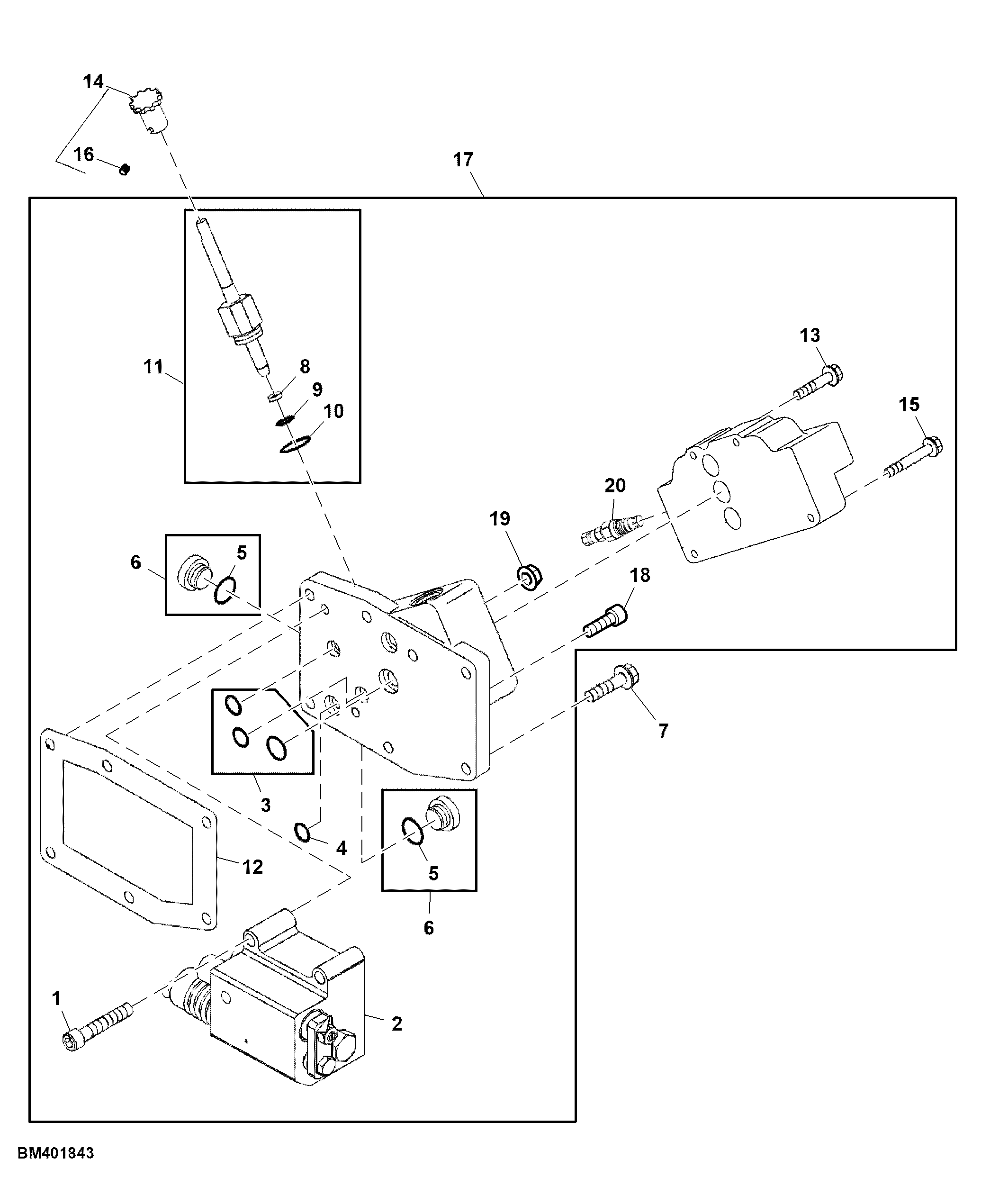 Rockshaft Control Valve Assembly (000614 - )