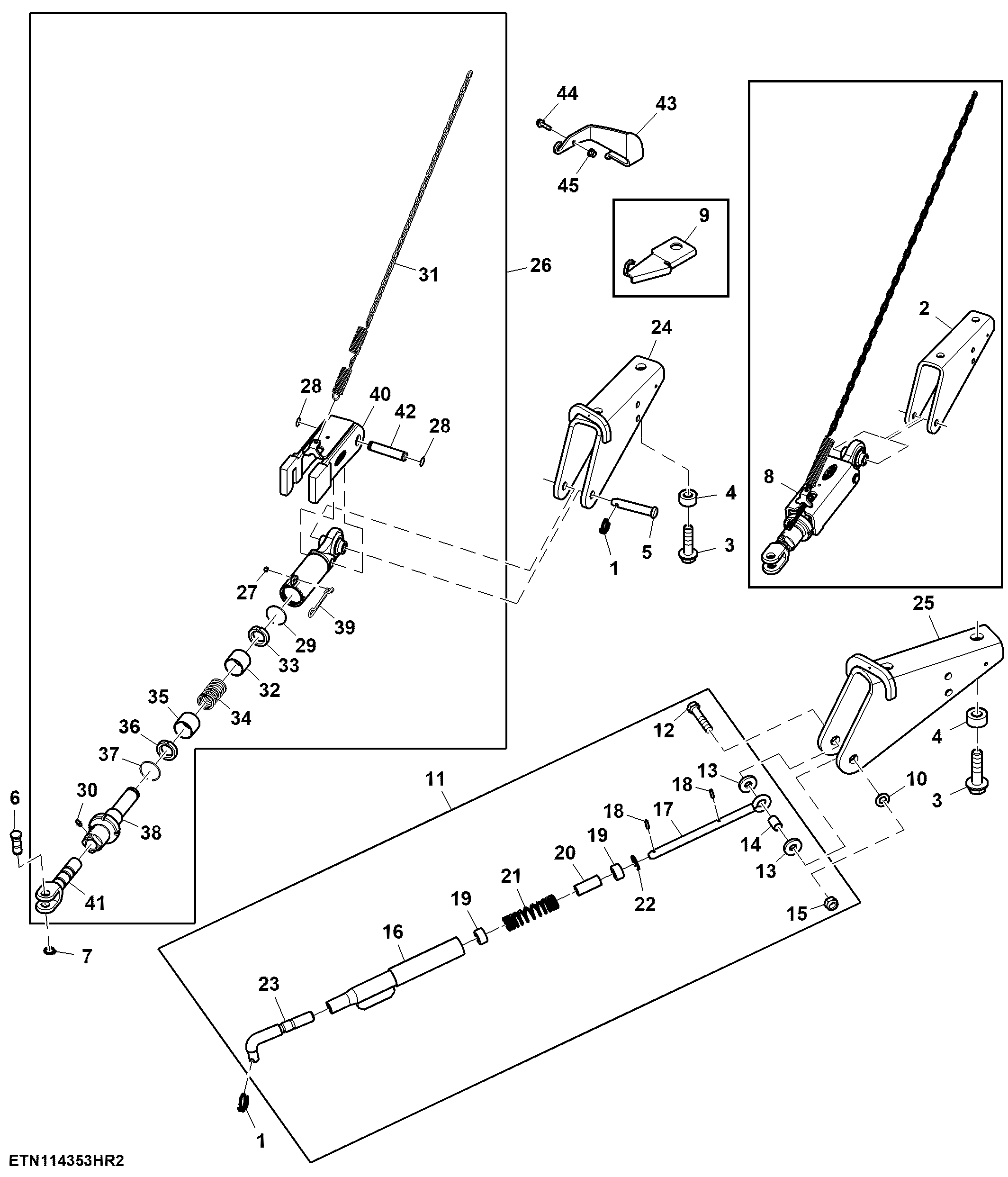 Stabilizer Bar, Automatic, W/ Holder, W/ Cab Suspension