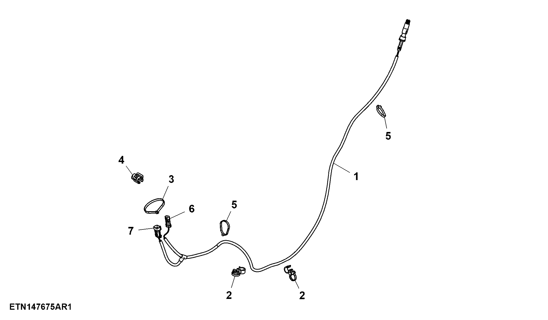 Wiring Harness, Hydraulic Quick Connect Coupler