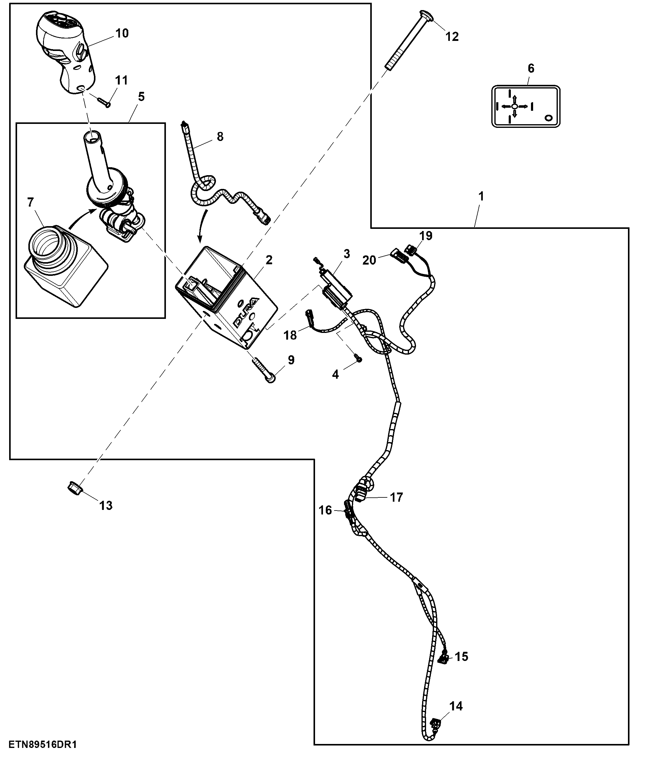 Multi-Function Lever, Mechanical SCV, W/ 3-Functions, W/ Diverter Shifting, W/ Memo Button, W/ Gear Shift Switches