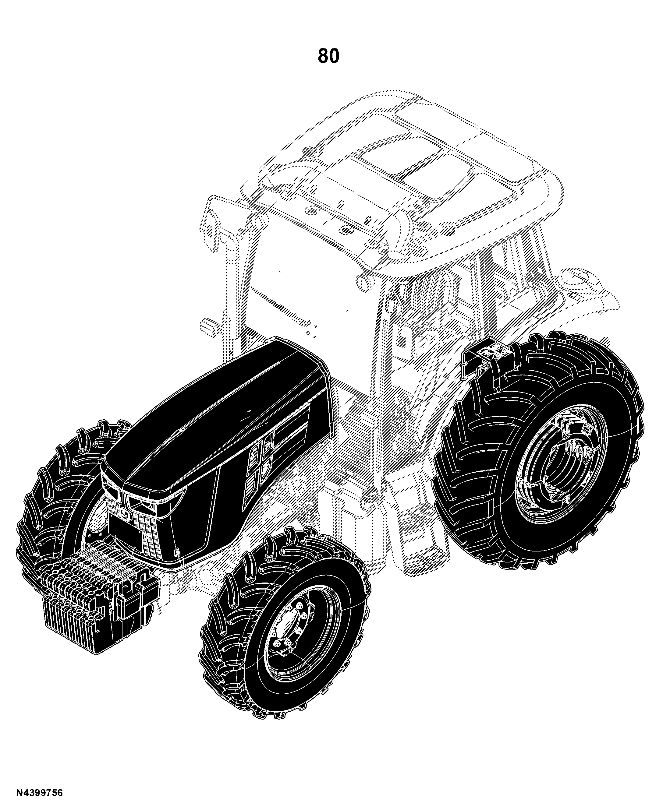 5090E Tractor (PIN: 1N45090E)(Cab)(Worldwide Edition)