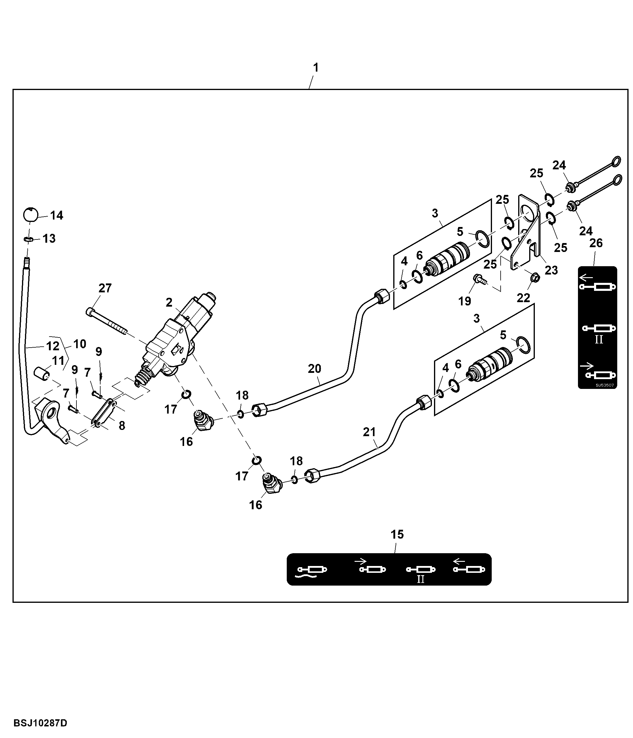 Dual Selective Control Valve, OOS, Attachment (KK108550- )