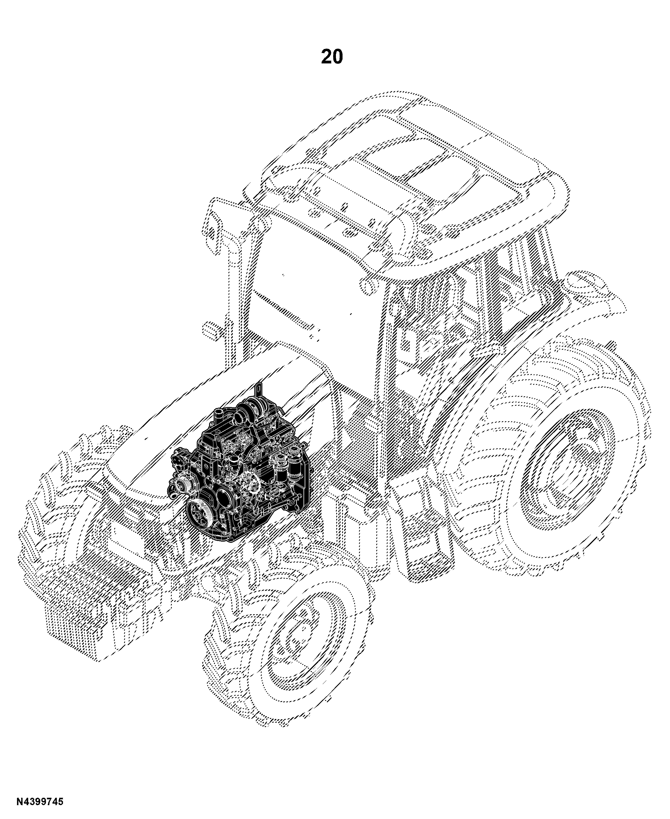 5100E Tractor (PIN: 1N45100E)(Cab)(Worldwide Edition)