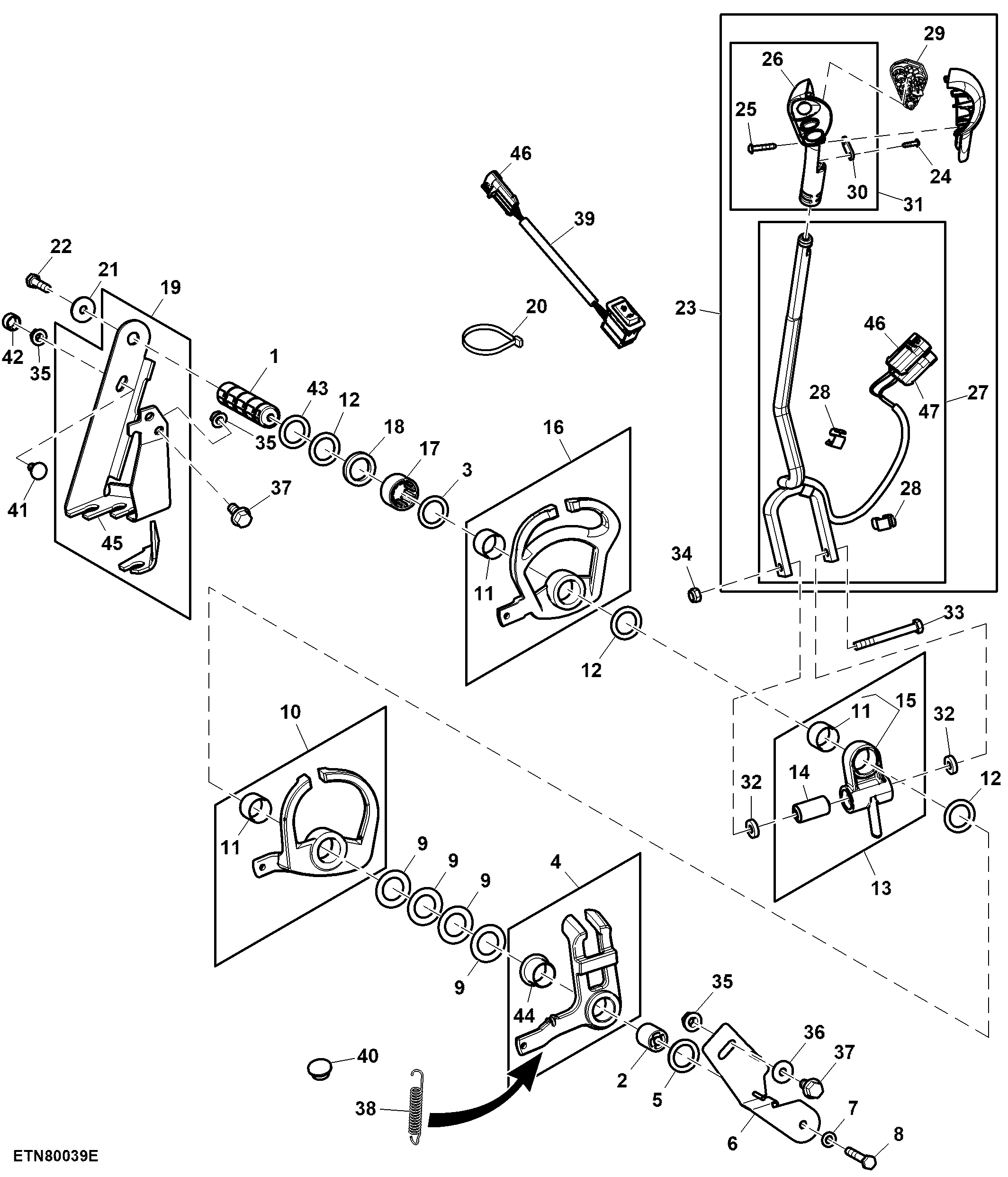 Range Shift, PowrQuad™ PLUS, W/ 4-Ranges, W/ Parking Lock, W/ Cab