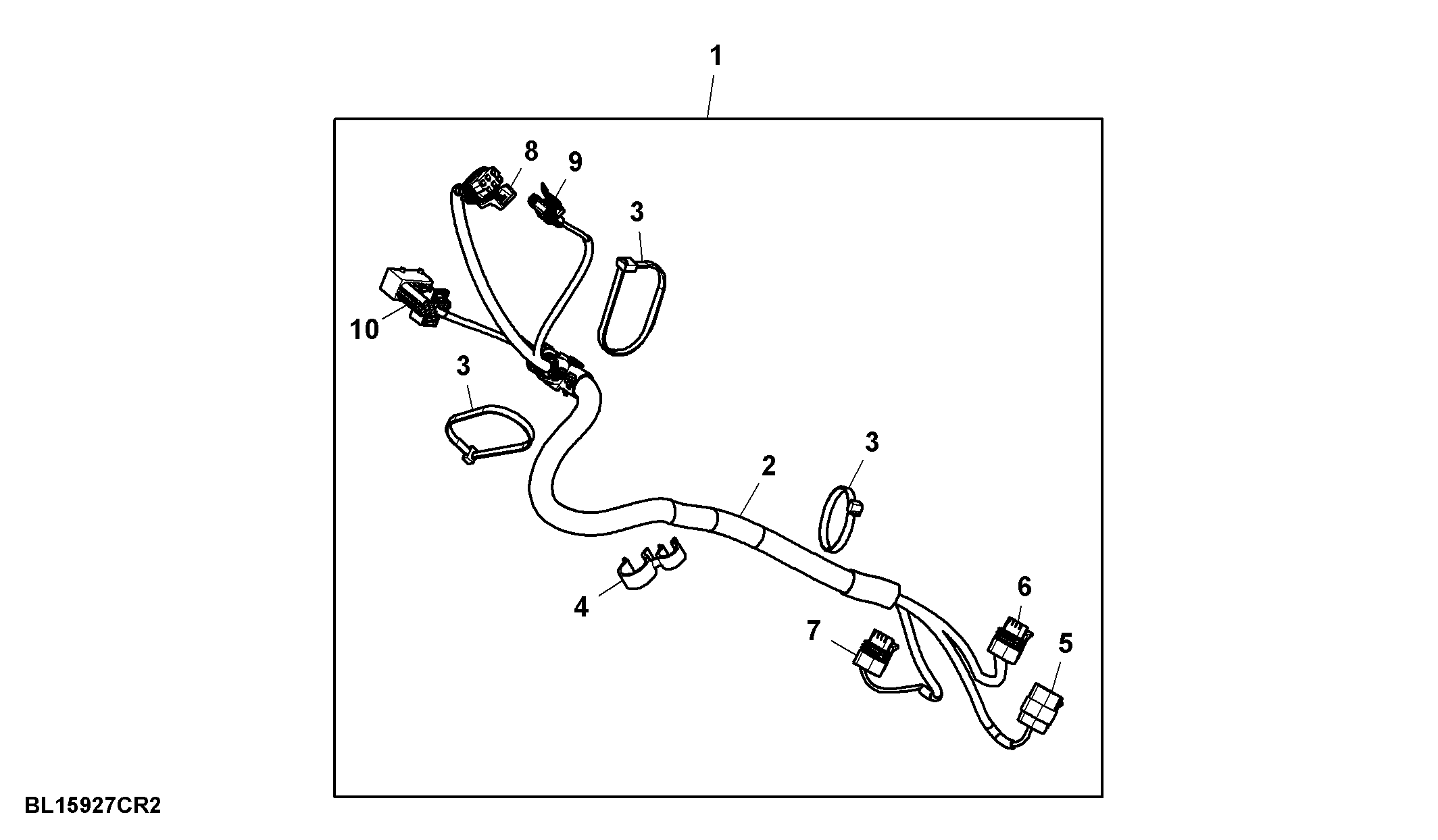 Wiring Harness, Adapter, Electrical Midstack SCV, Attachment