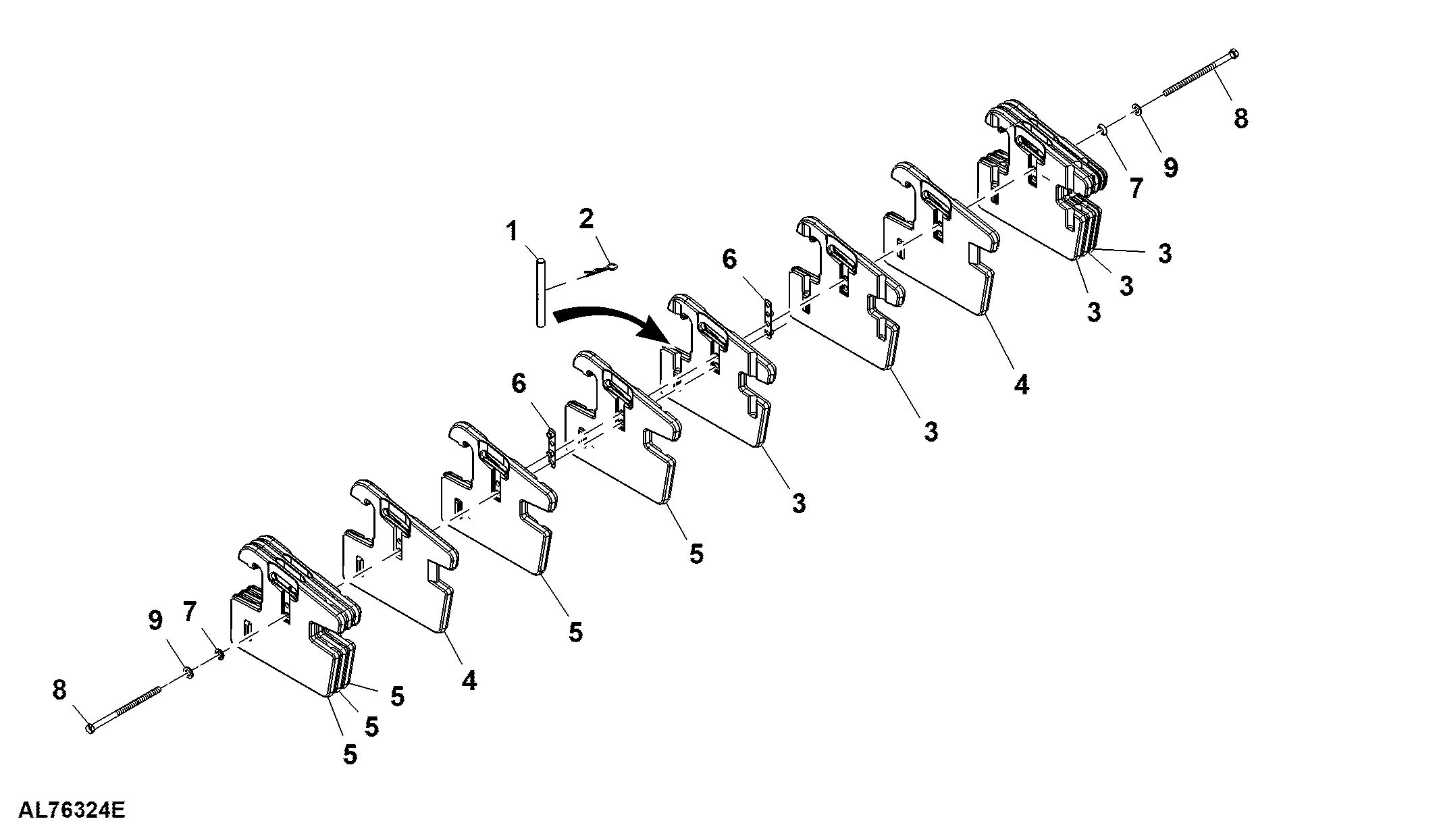 Additional Front Weights, 12 Weights, 600 kg