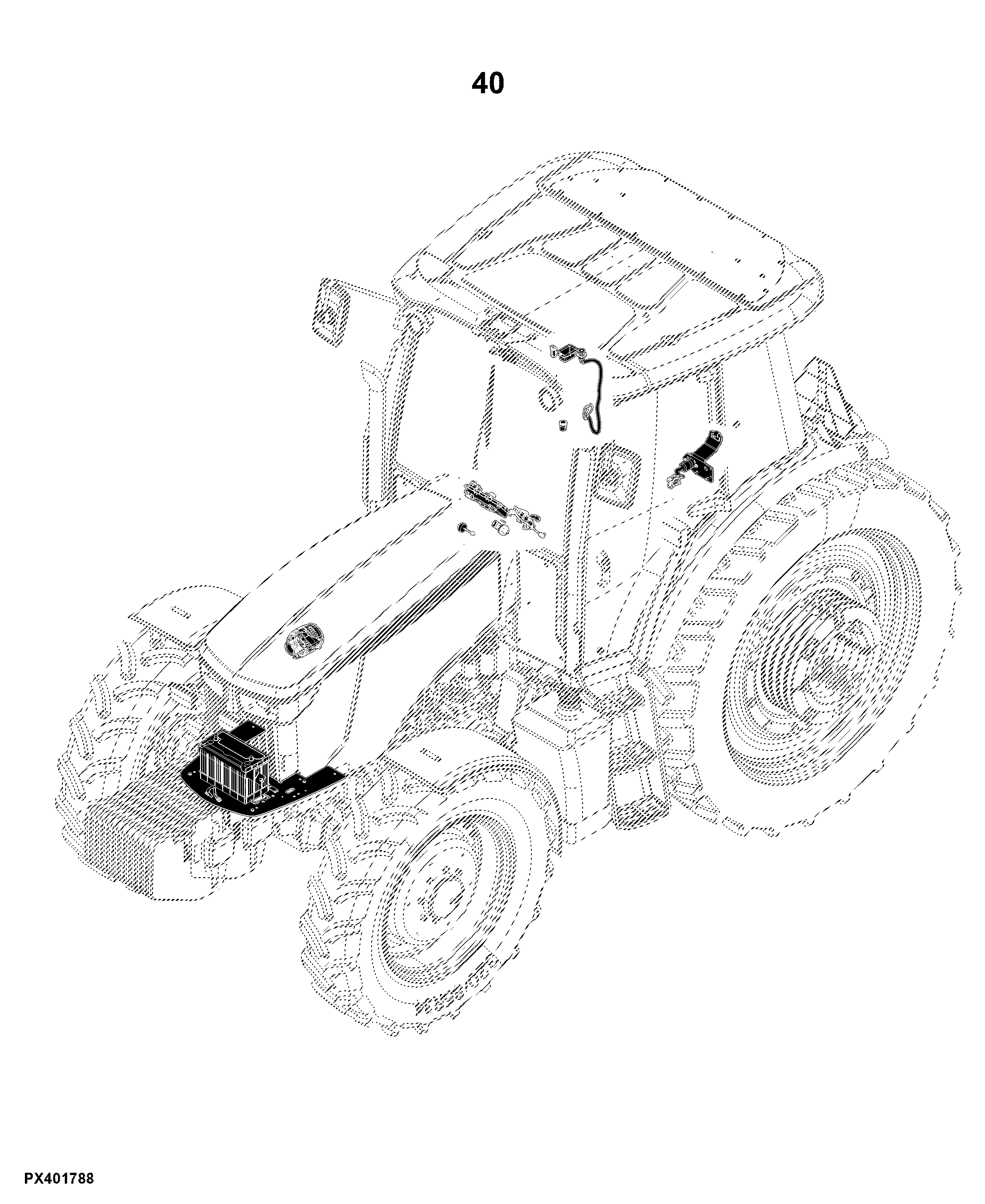 6403 Tractor (PIN: 1P06403**L0040001- )(Worldwide Edition)