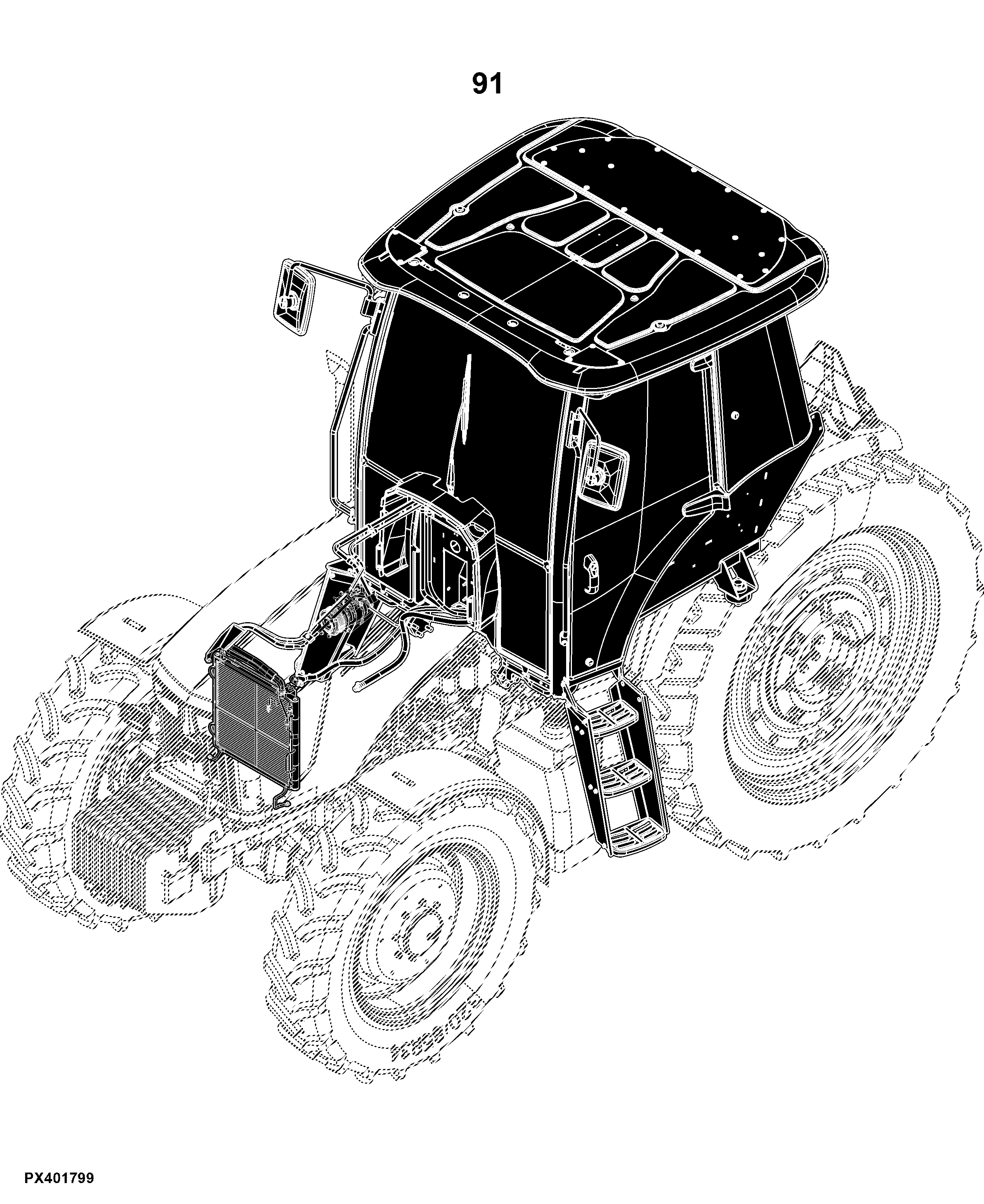6403 Tractor (PIN: 1P06403**L0040001- )(Worldwide Edition)