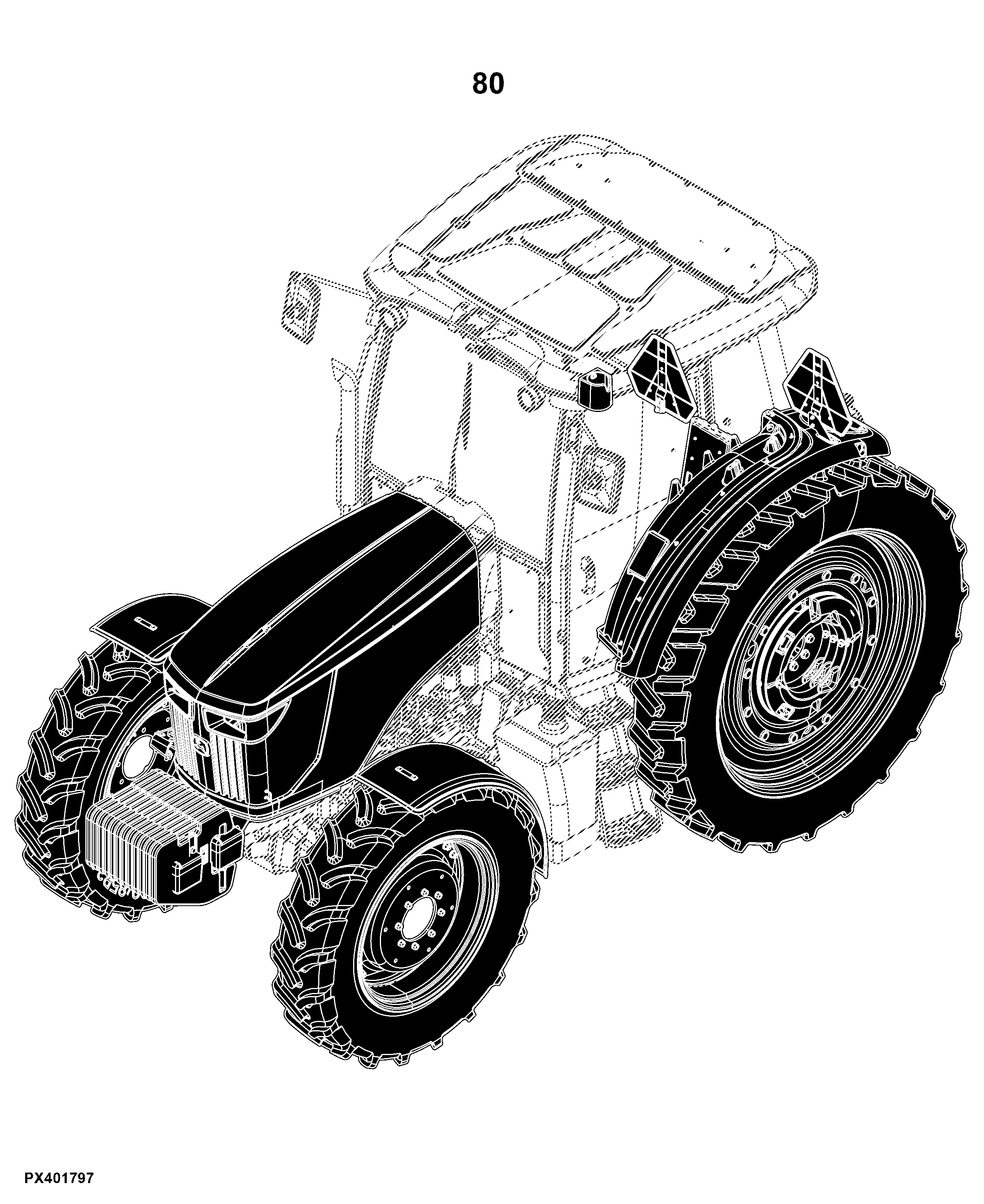 6403 Tractor (PIN: 1P06403**L0040001- )(Worldwide Edition)