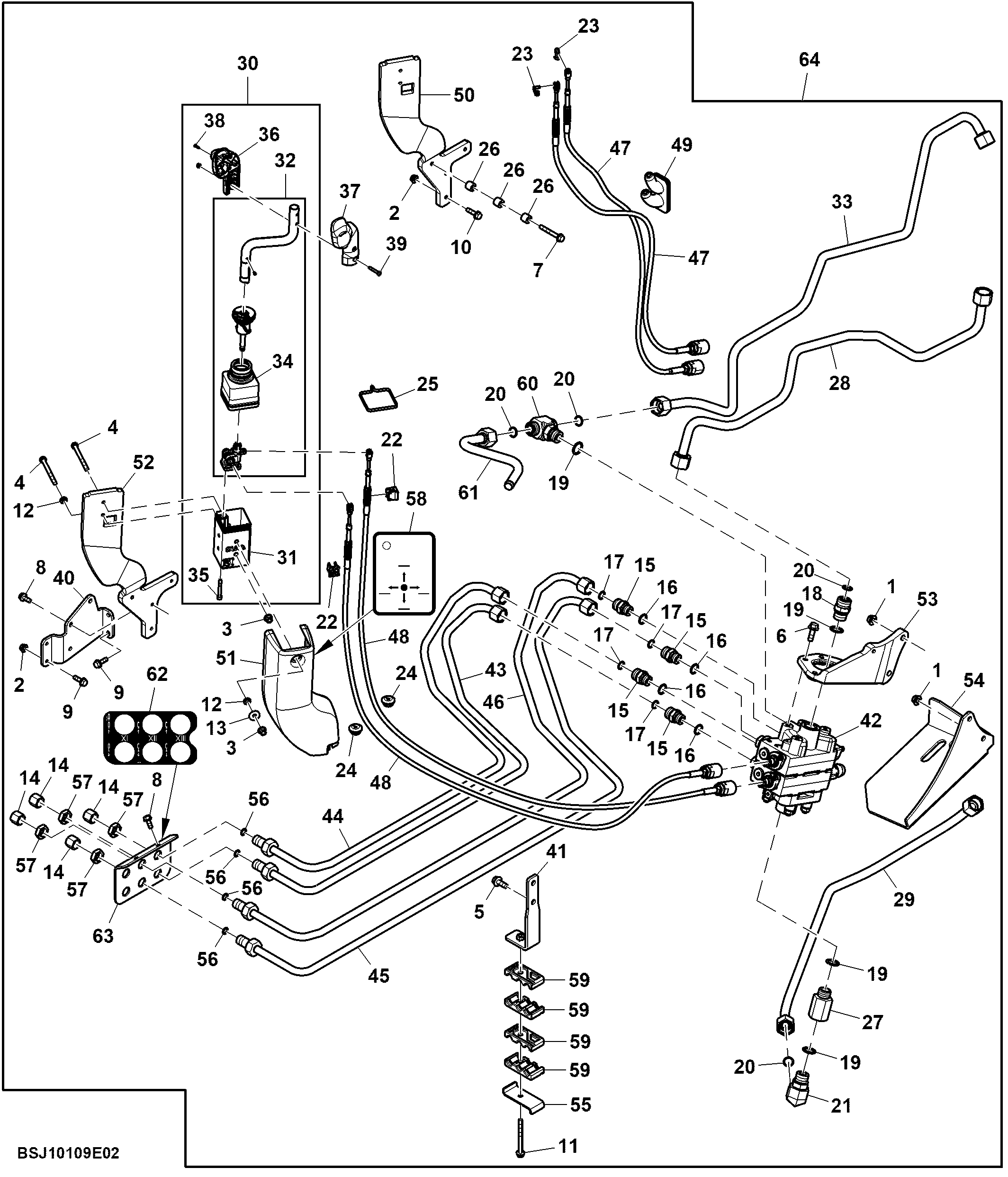 Dual Mid-Mount SCV, W/ Joy Stick, Attachment