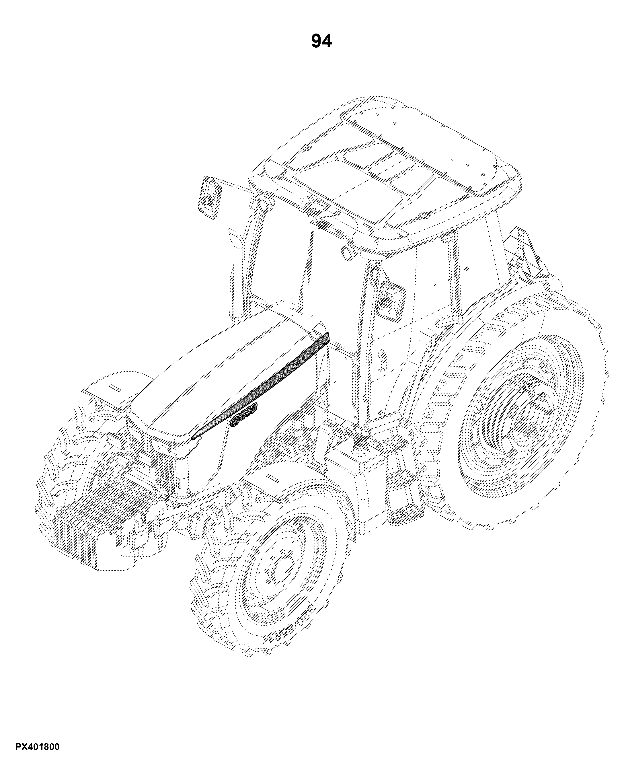6403 Tractor (PIN: 1P06403**L0040001- )(Worldwide Edition)