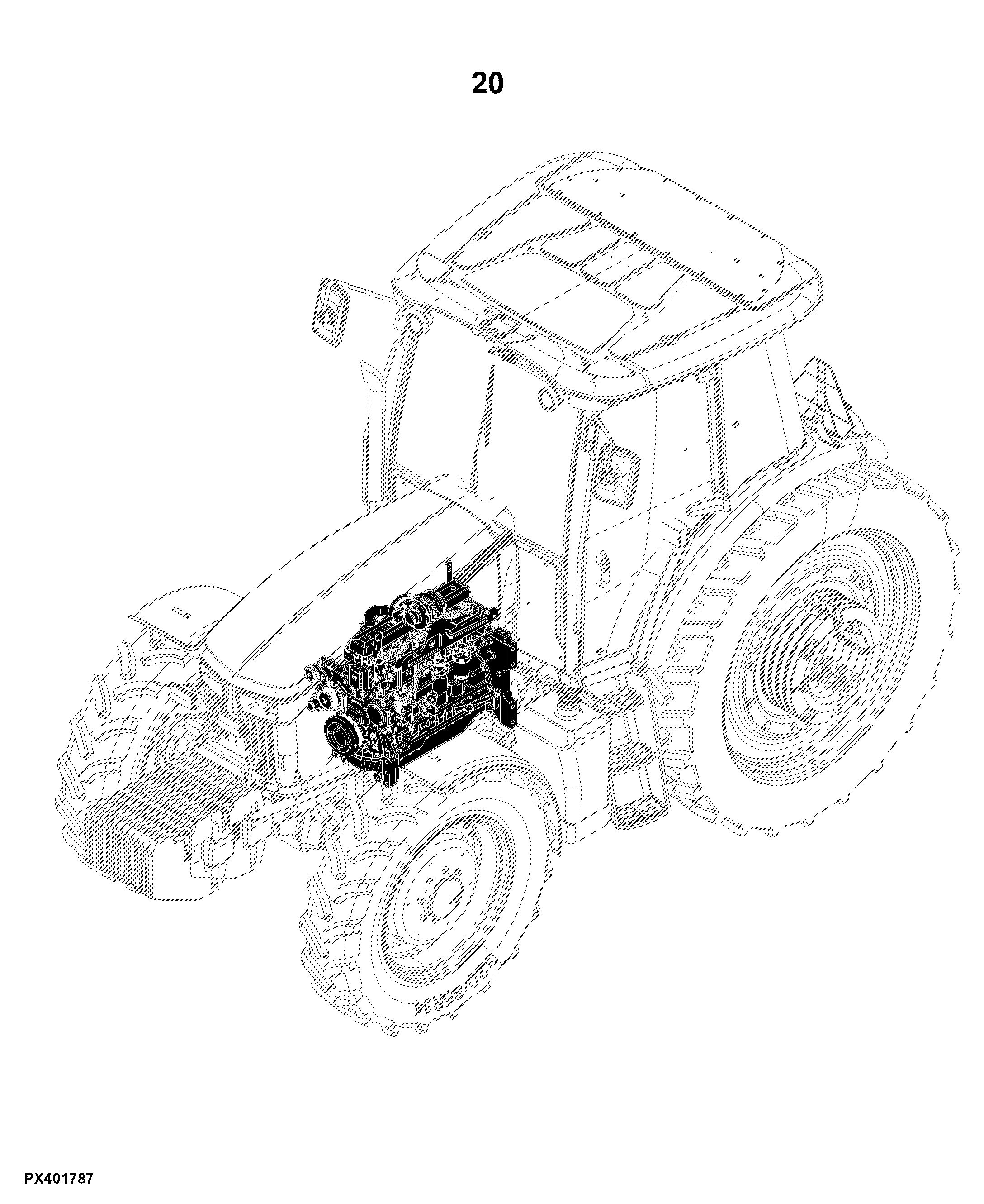 6403 Tractor (PIN: 1P06403**L0040001- )(Worldwide Edition)