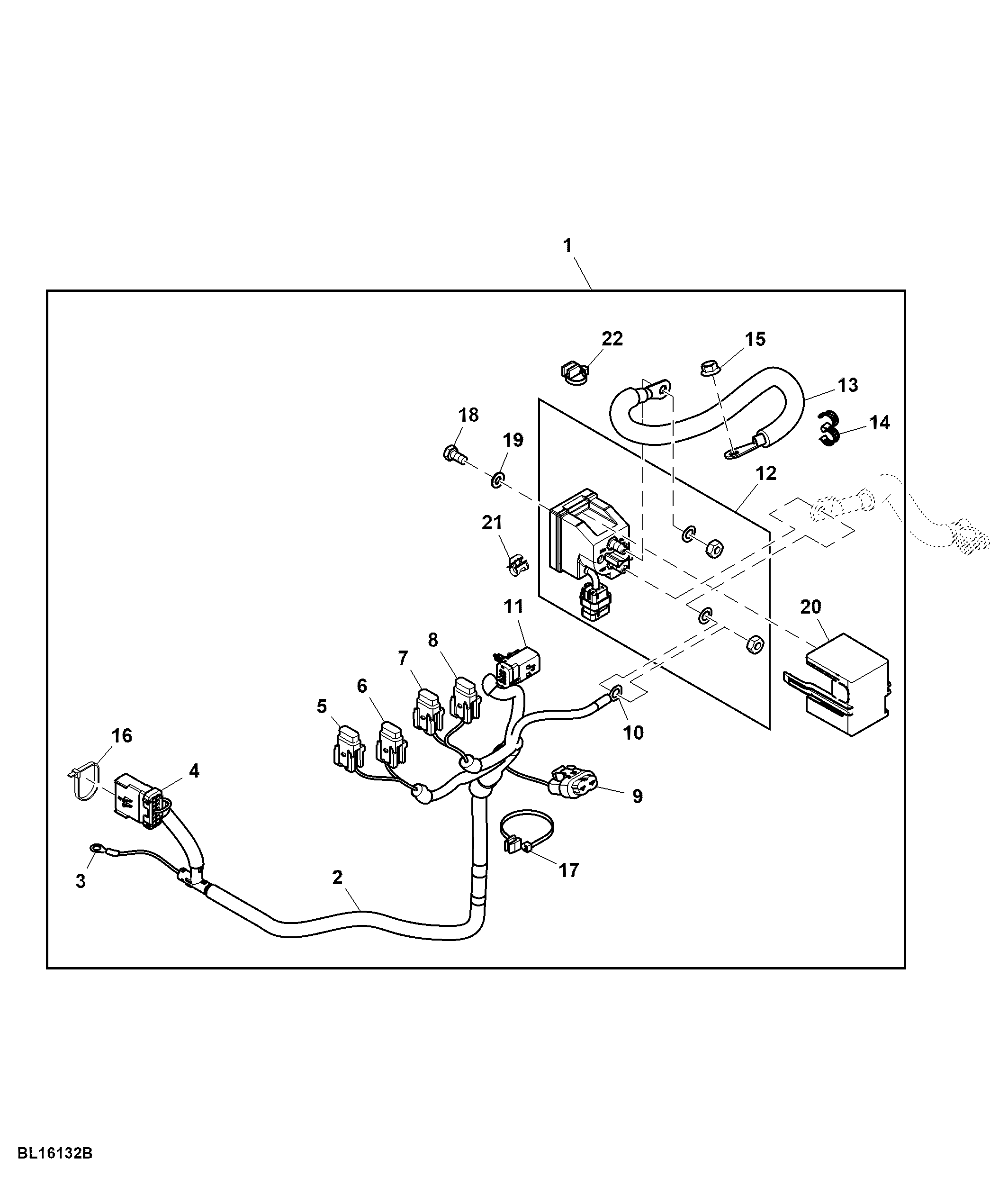Cable, Battery, W/ Cut-Off Switch, Attachment