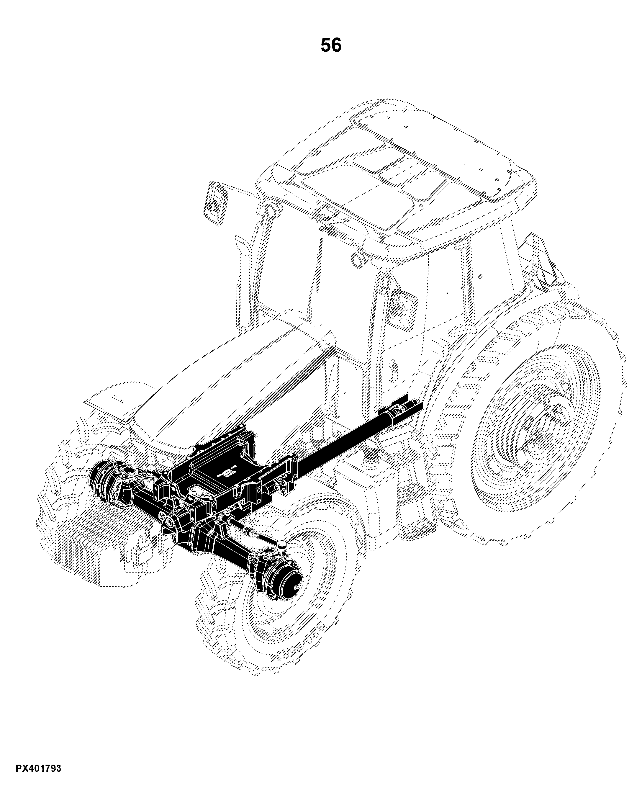 6403 Tractor (PIN: 1P06403**L0040001- )(Worldwide Edition)