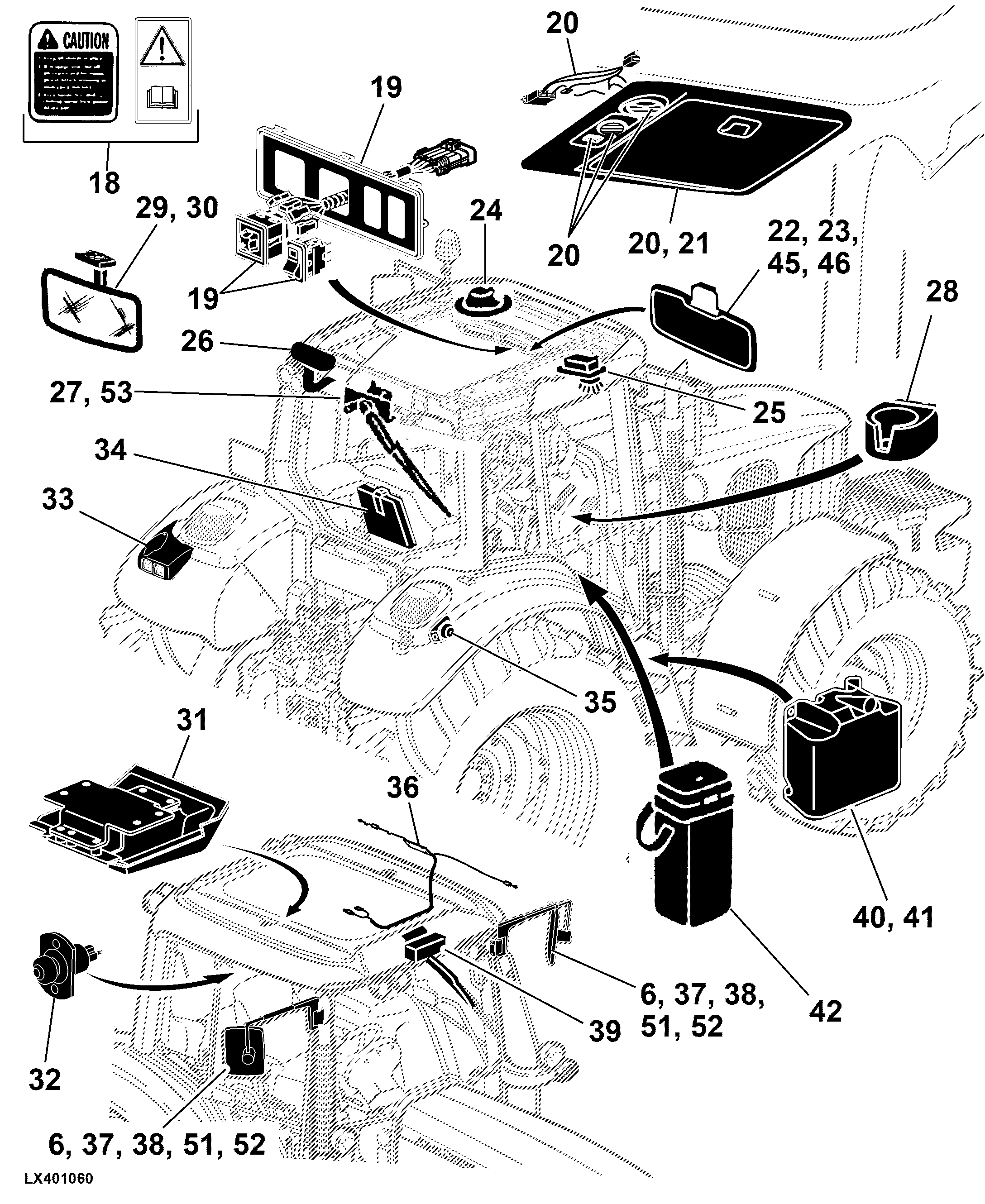 93 Operators Station, Controls And Accessories