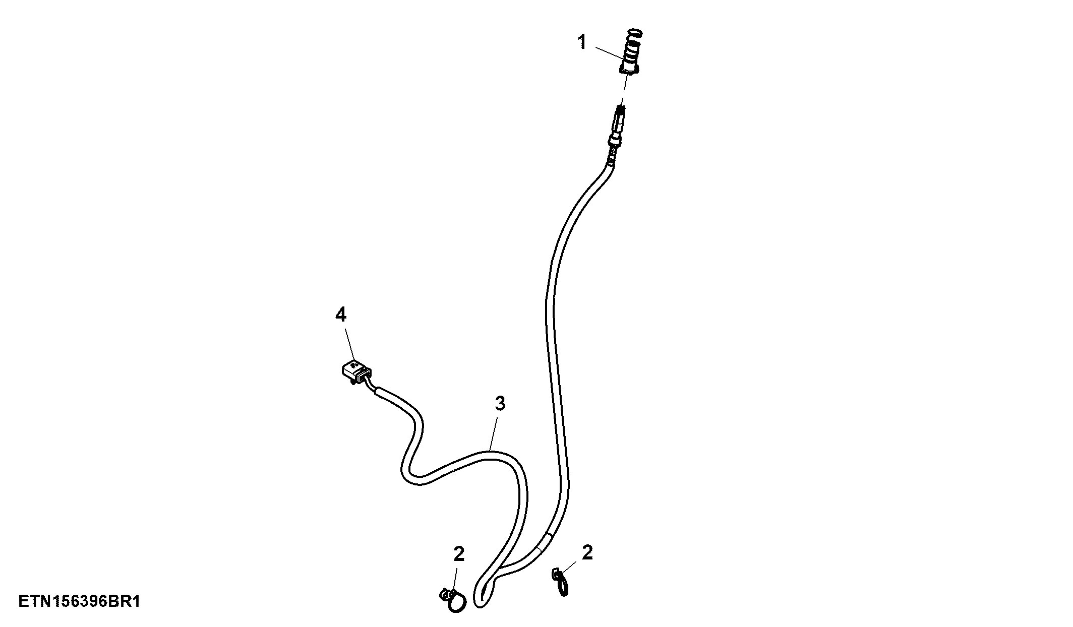 Wiring Harness, W/ Front Loader, W/O Loader Working Lights, W/O Quick Unlatch Function