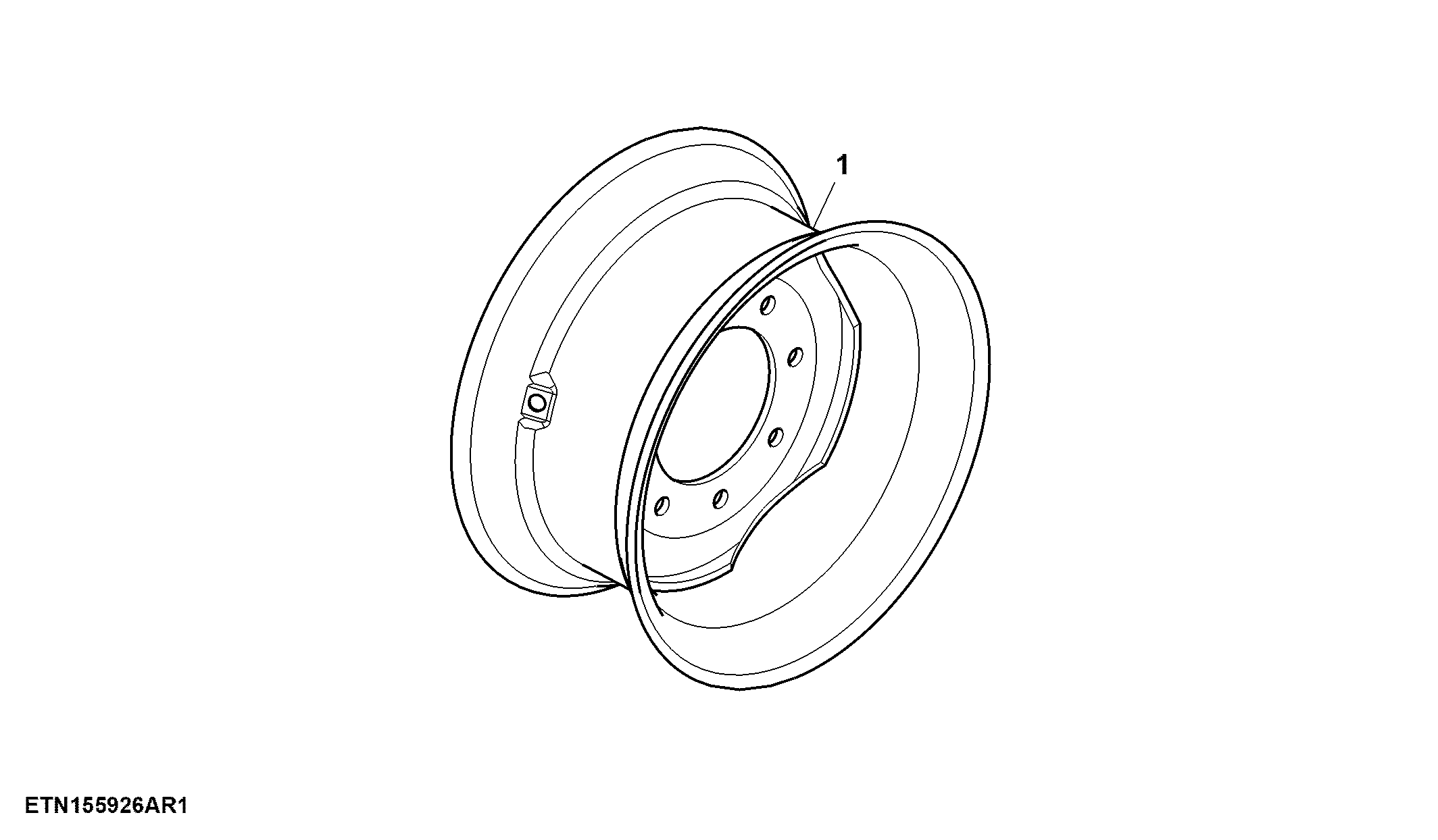 Steel Disk Front Wheels, 2 Position, W8LX16