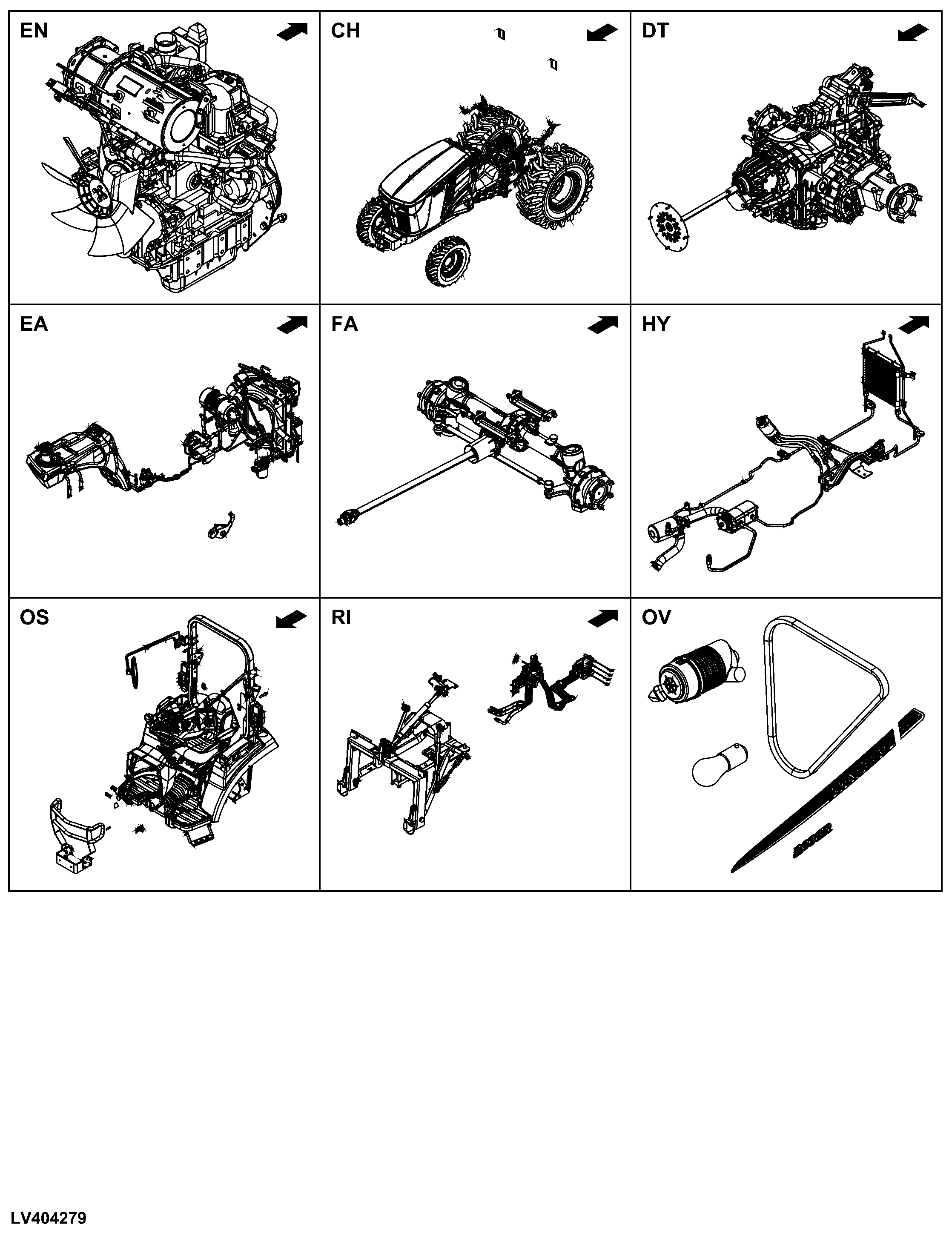 2032R Tractor (PIN: 1LV2032R*LL300001- )(Worldwide Edition)