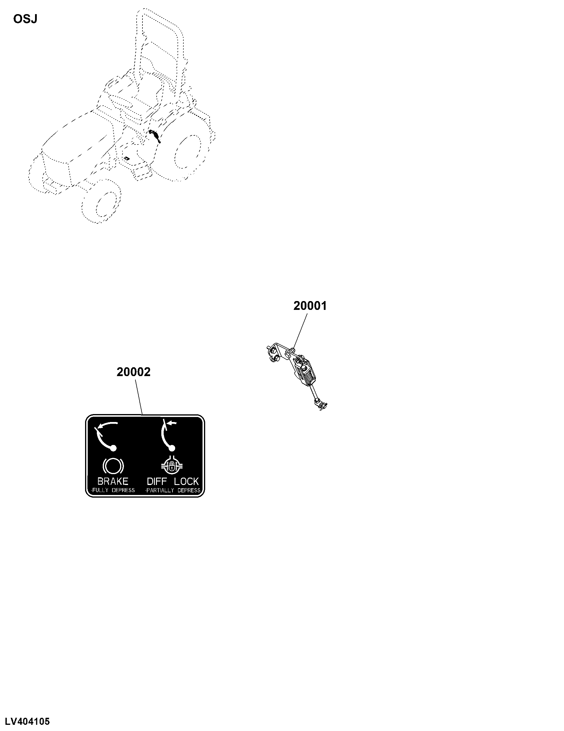 OSJ Rear Differential Lock Controls