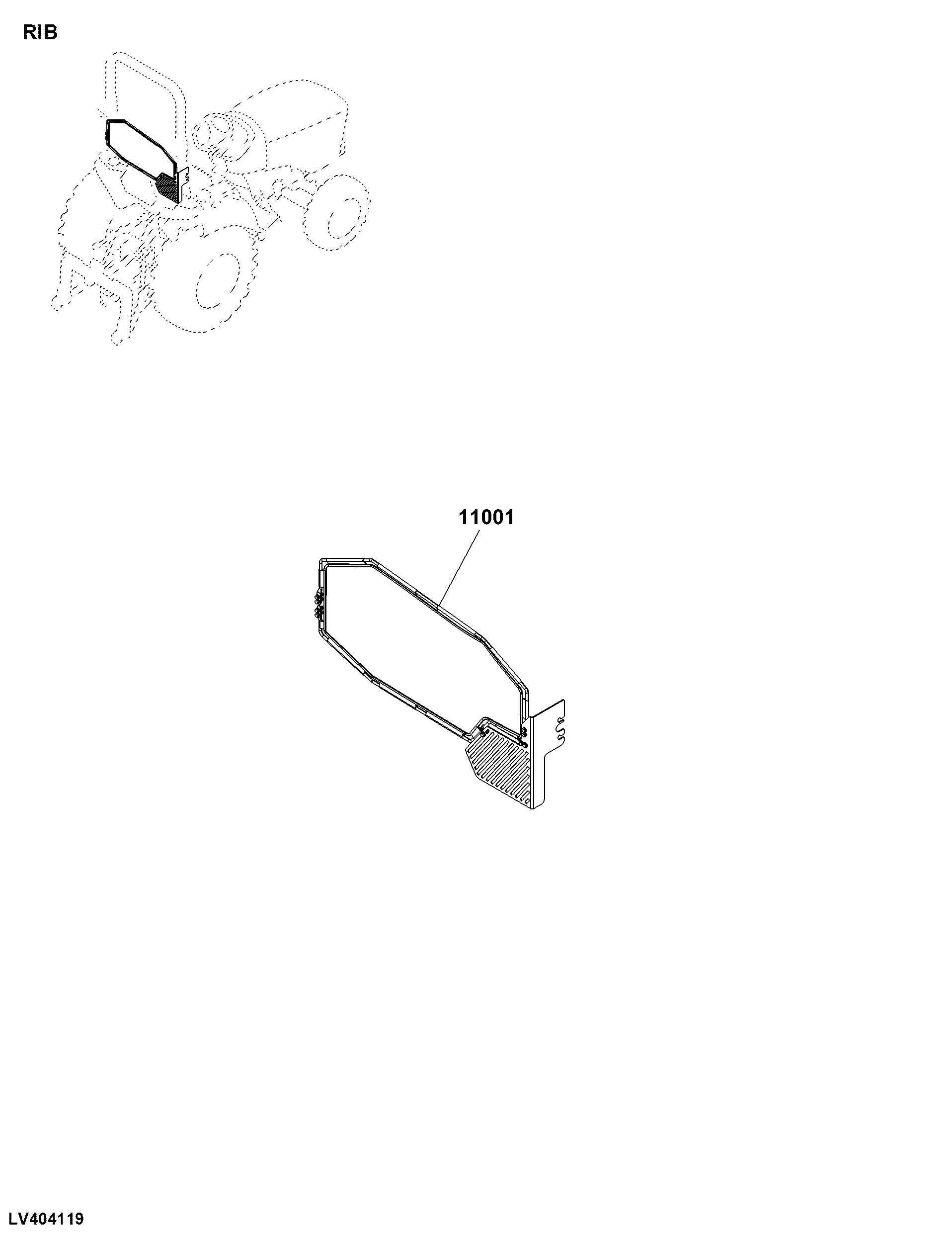 RIB Lifting Device, Rear Hitch