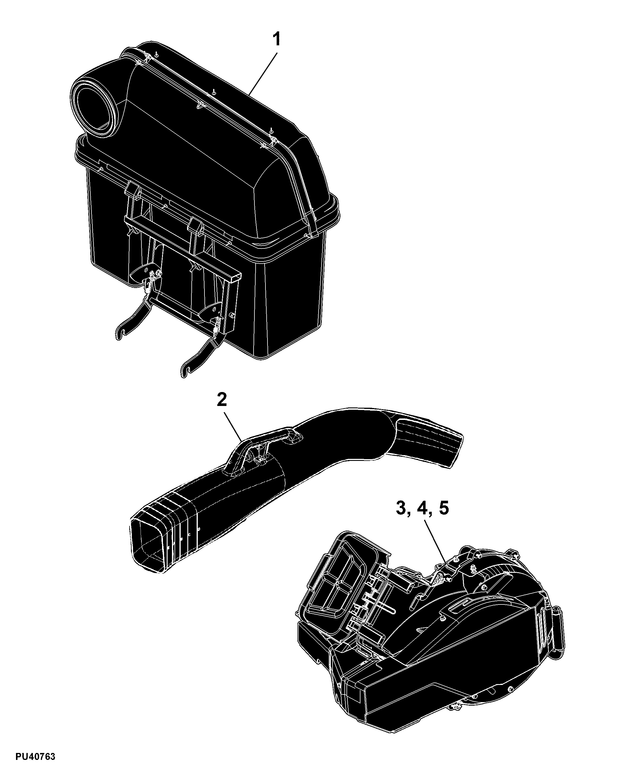 93 Three-Bag Power Flow Material Collection System