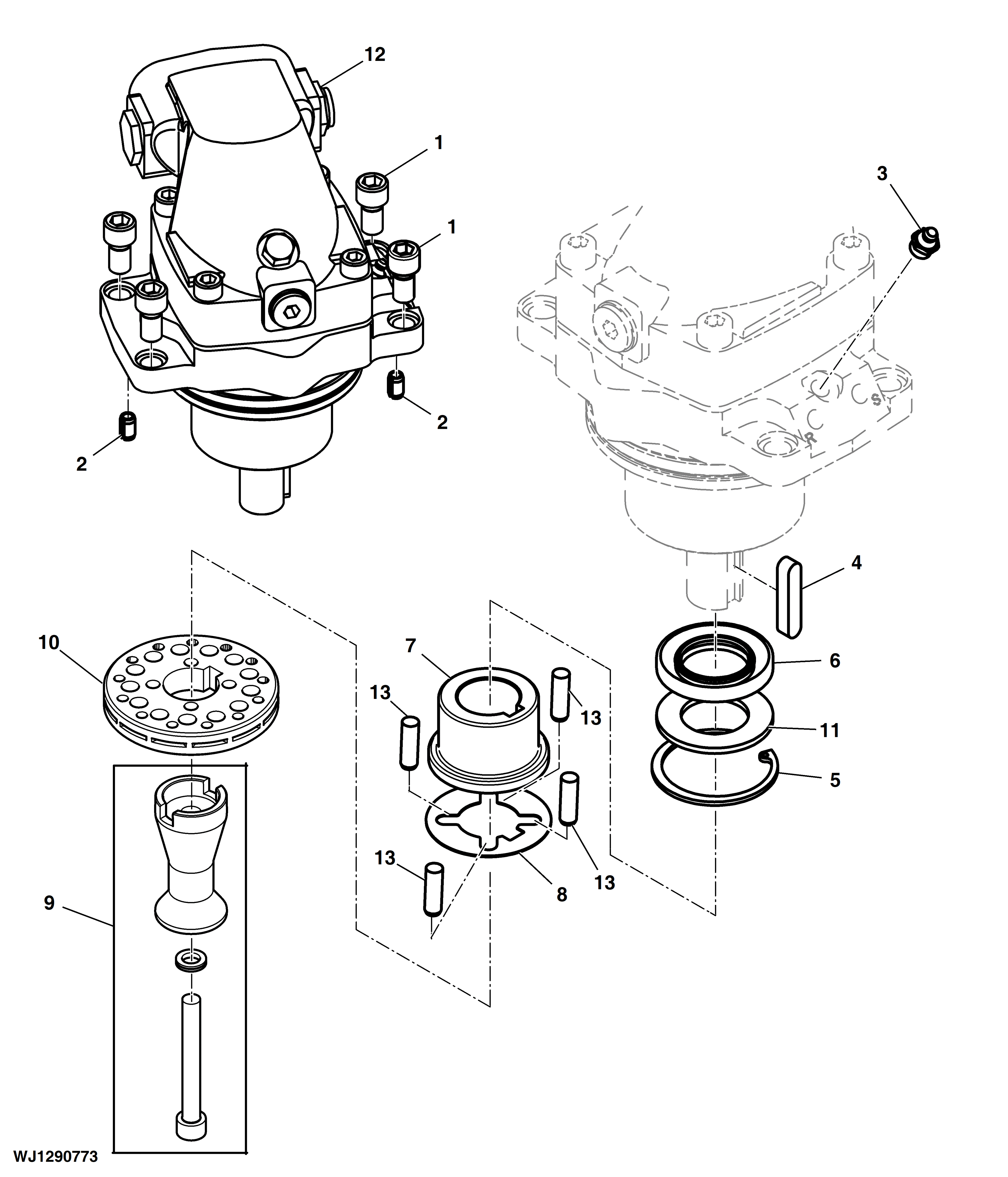Saw Motor Parker Fastenings for SuperCut 100S