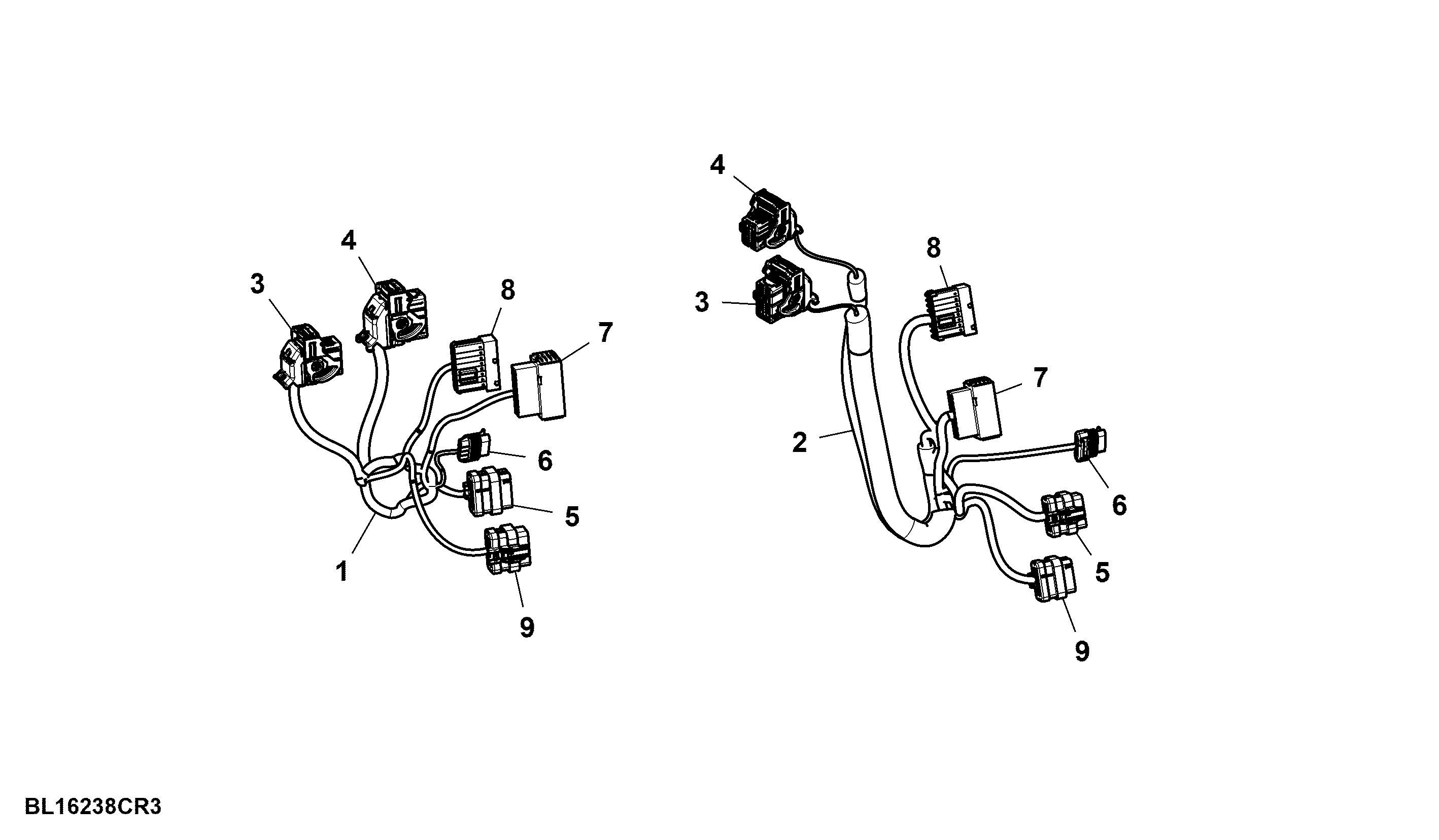 Wiring Harness, Electrical Midstack SCV, Attachment (2/2)