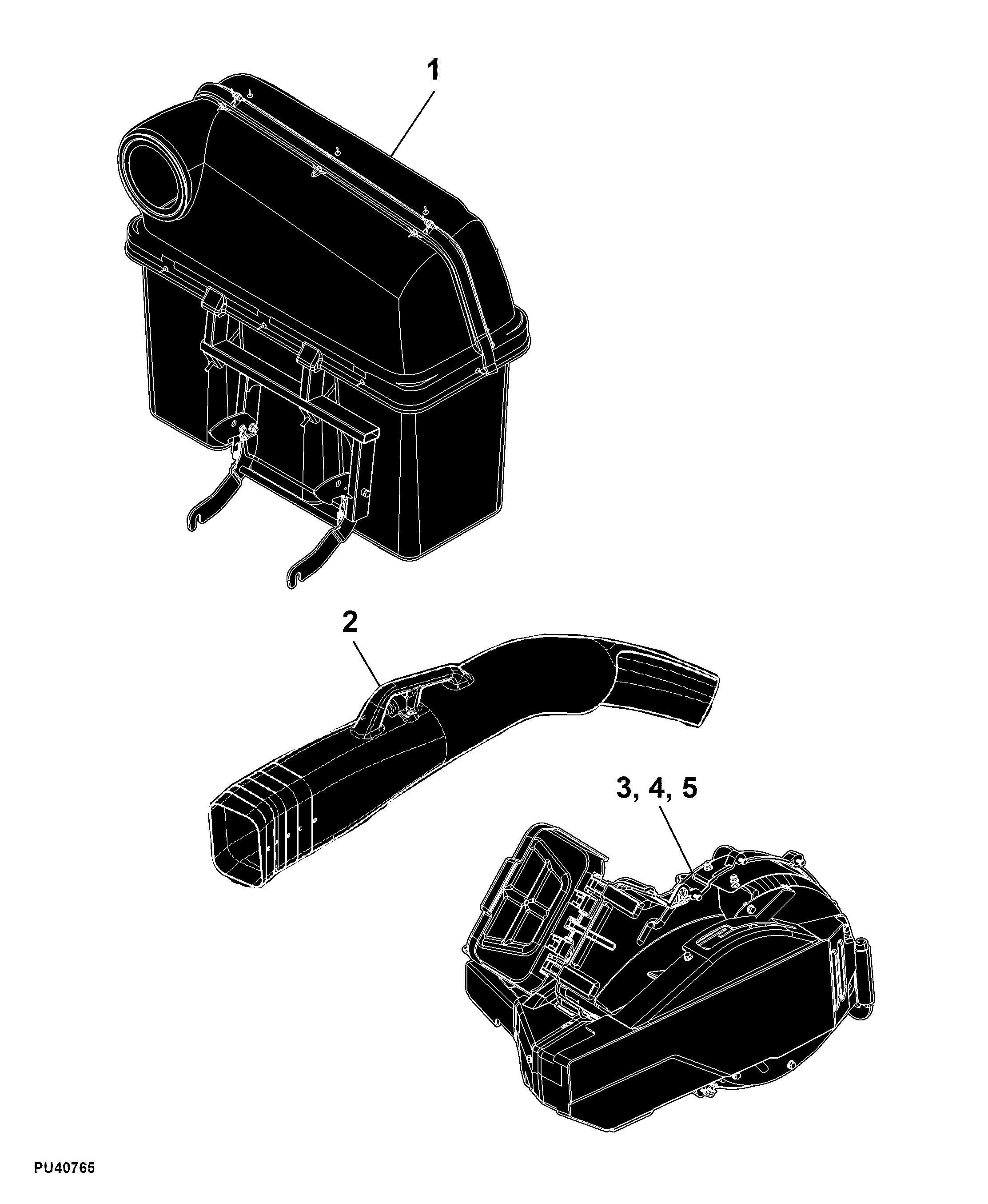 93 Three-Bag Power Flow Material Collection System