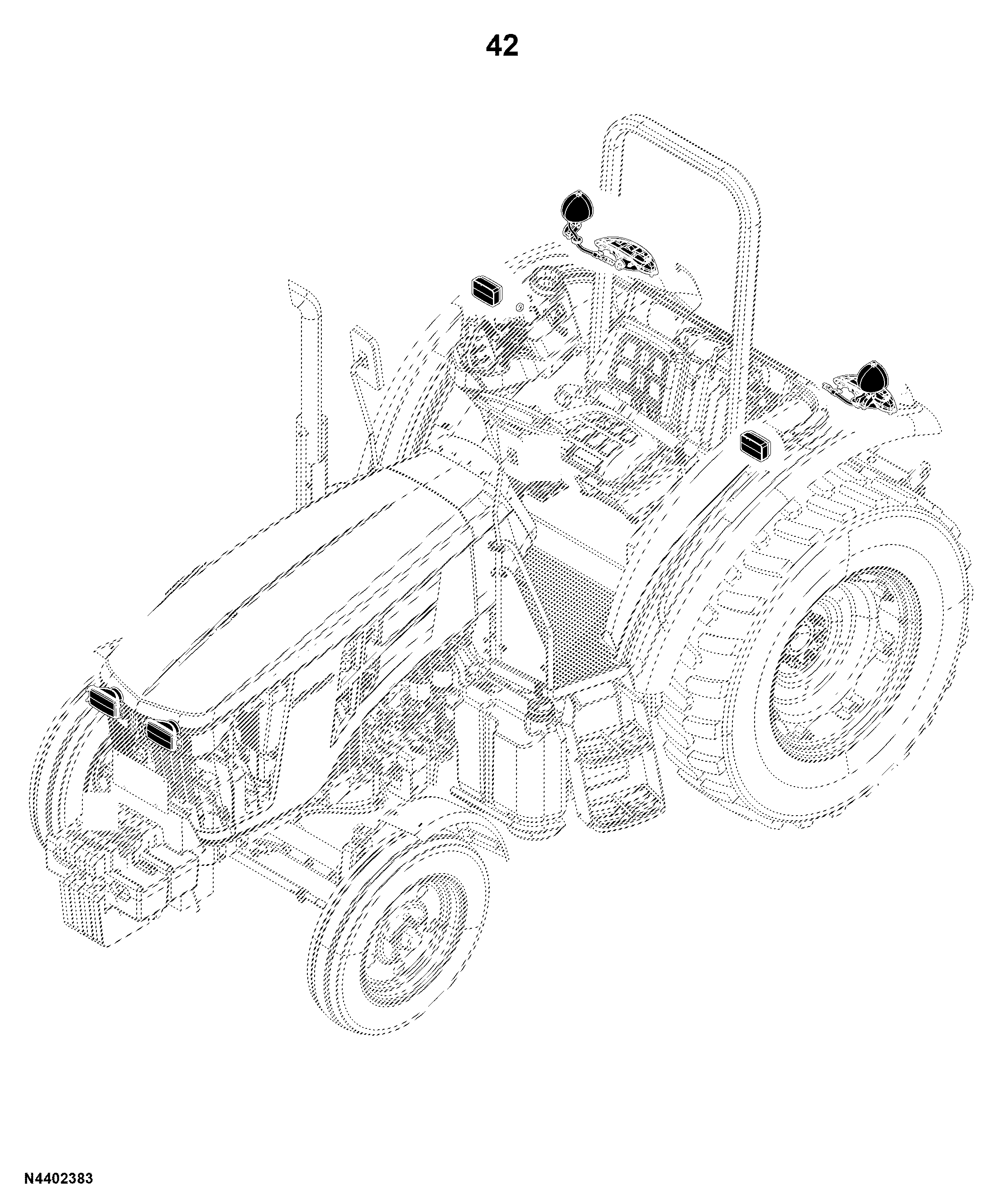 5E-1200 Tractor (PIN: 1N41200EXLA000001- )(China Edition)