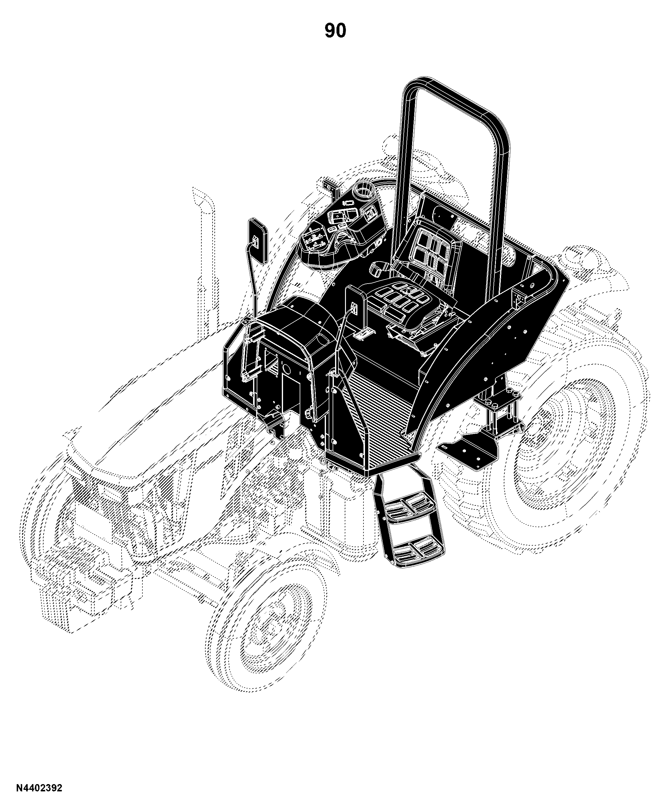 5E-1200 Tractor (PIN: 1N41200EXLA000001- )(China Edition)