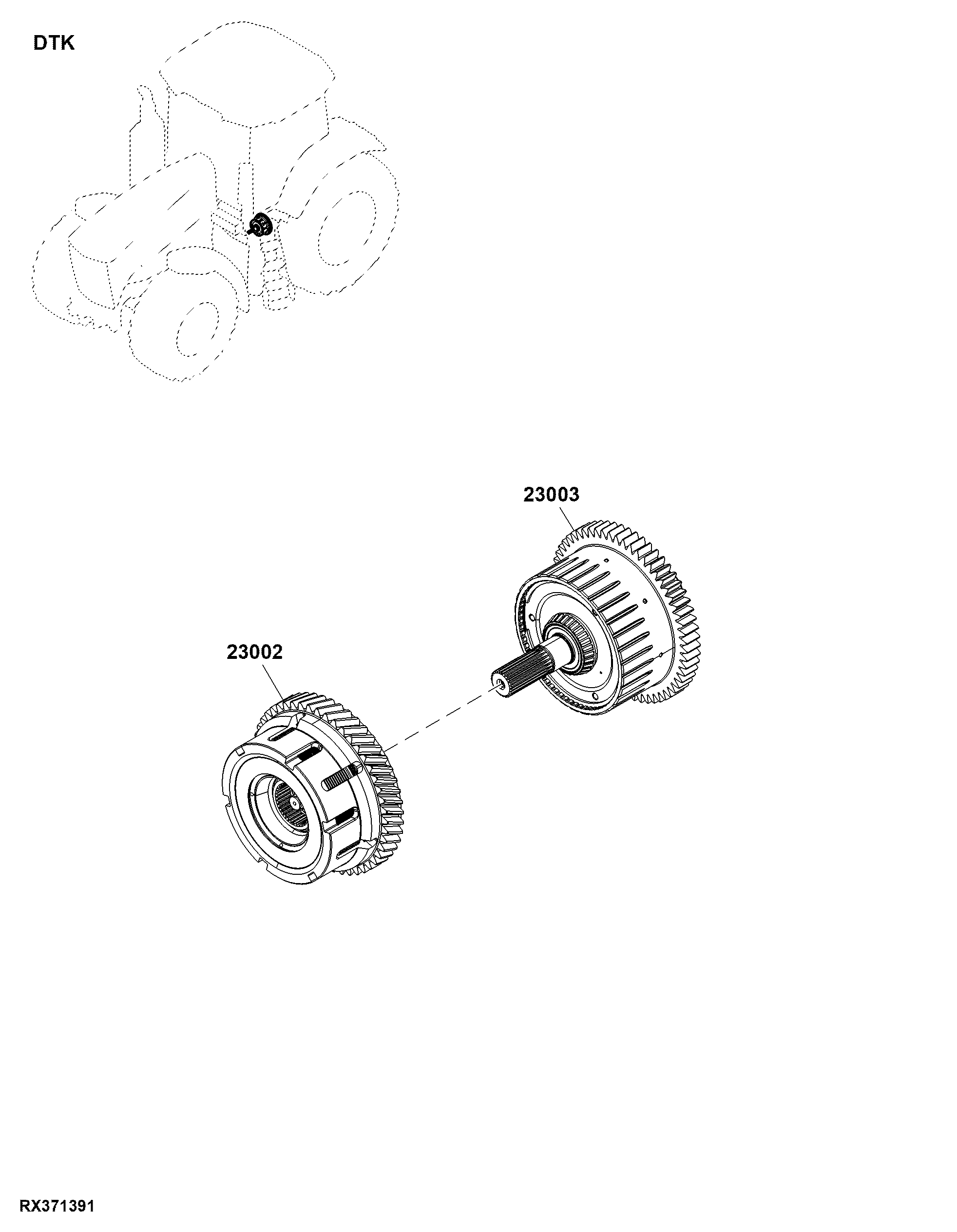 DTK Front Axle Module and Assemblies