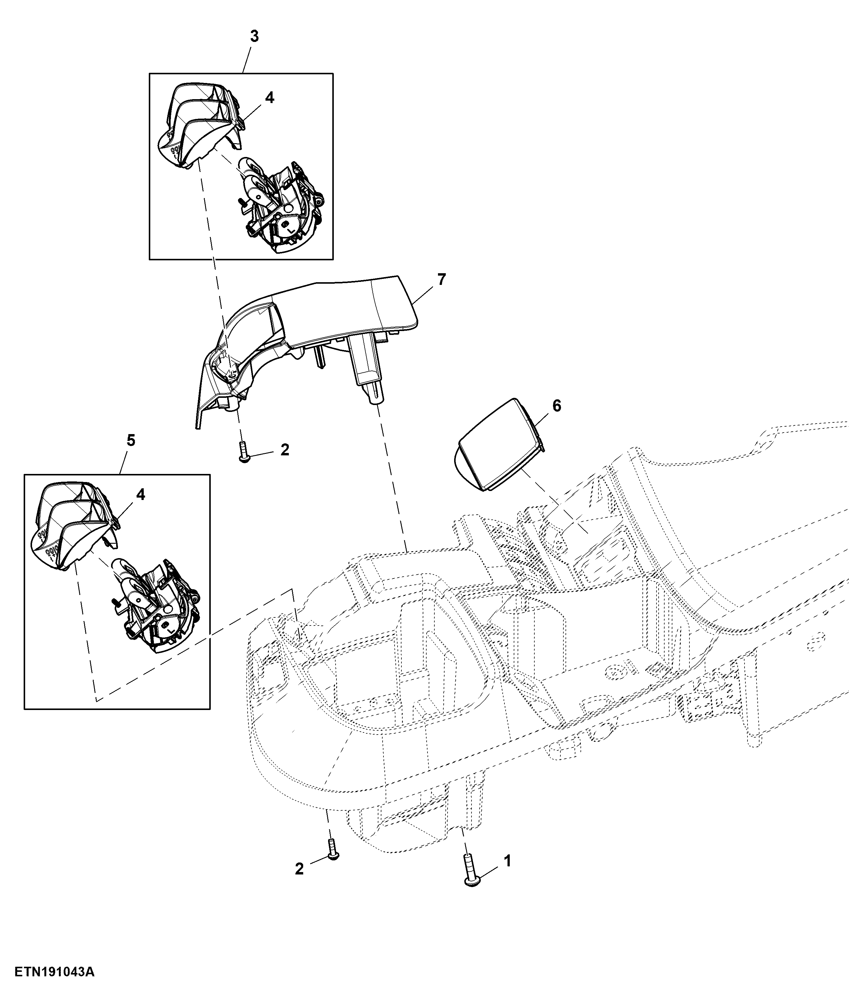 Control, W/O Rear Hitch and Joystick , W/ 4 Rear SCV, W/ MFTC, CommandARM™