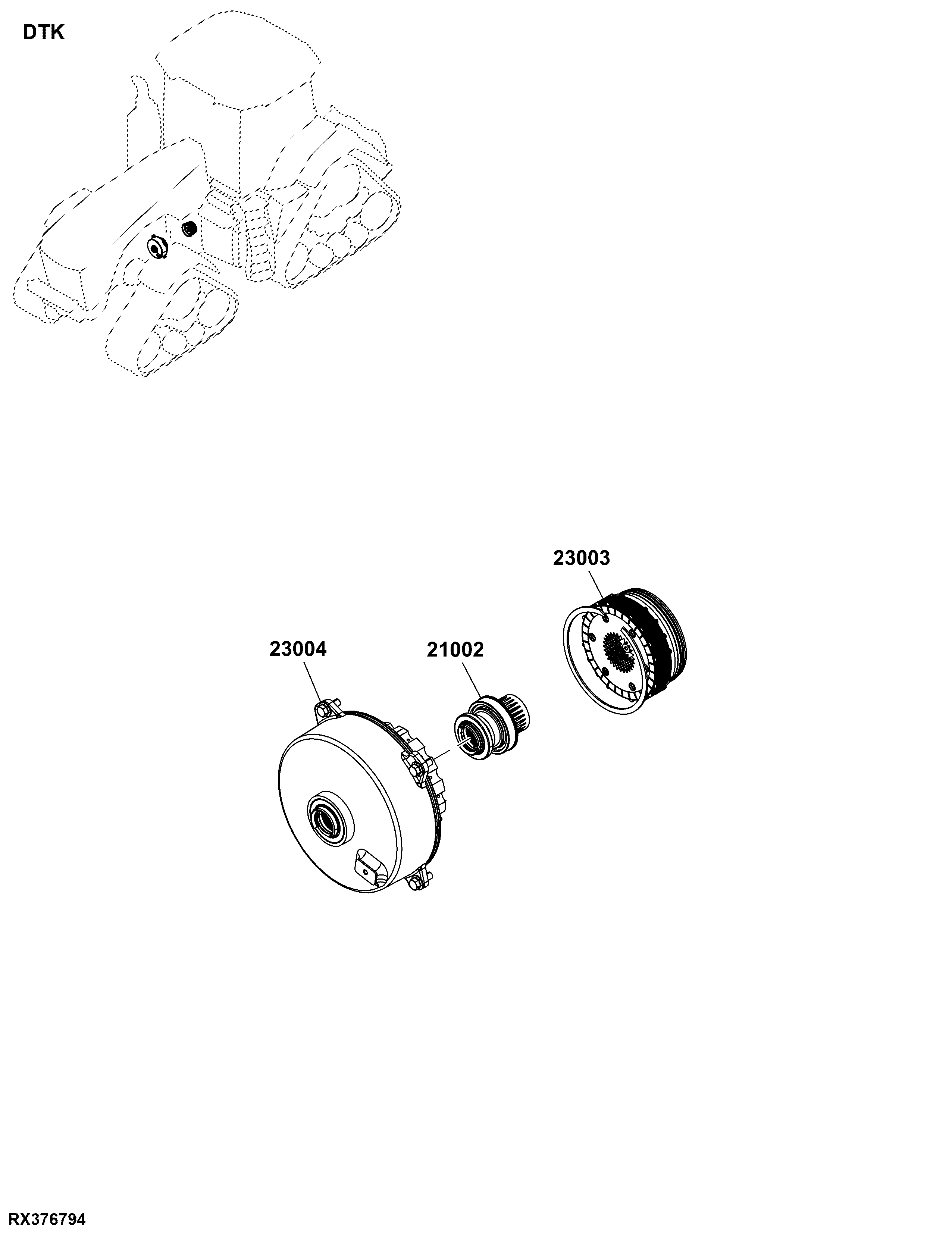 DTK Front Axle Module and Assemblies