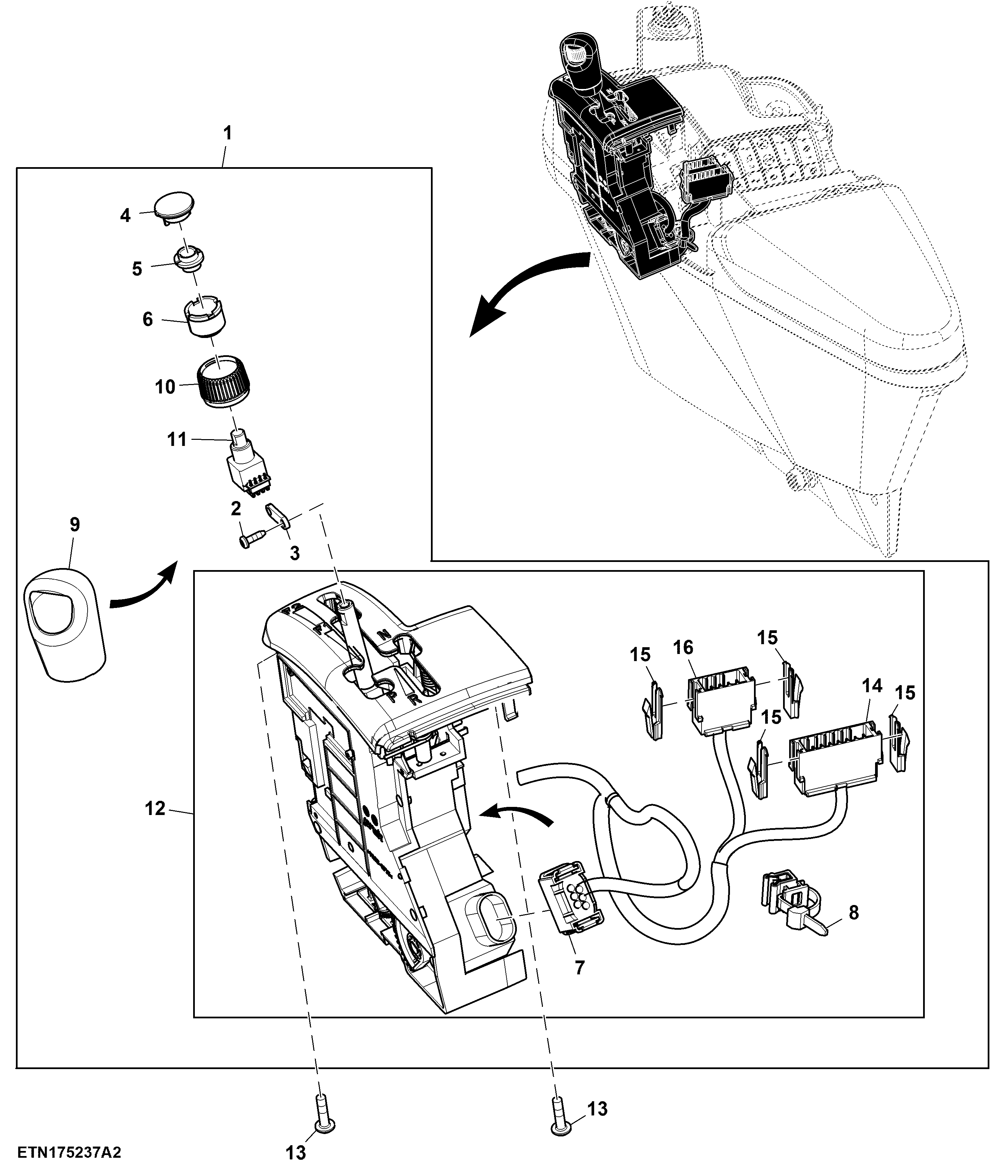 Control, W/ RH Reverser, W/ Park Lights, W/O CommandPRO™, IVT™