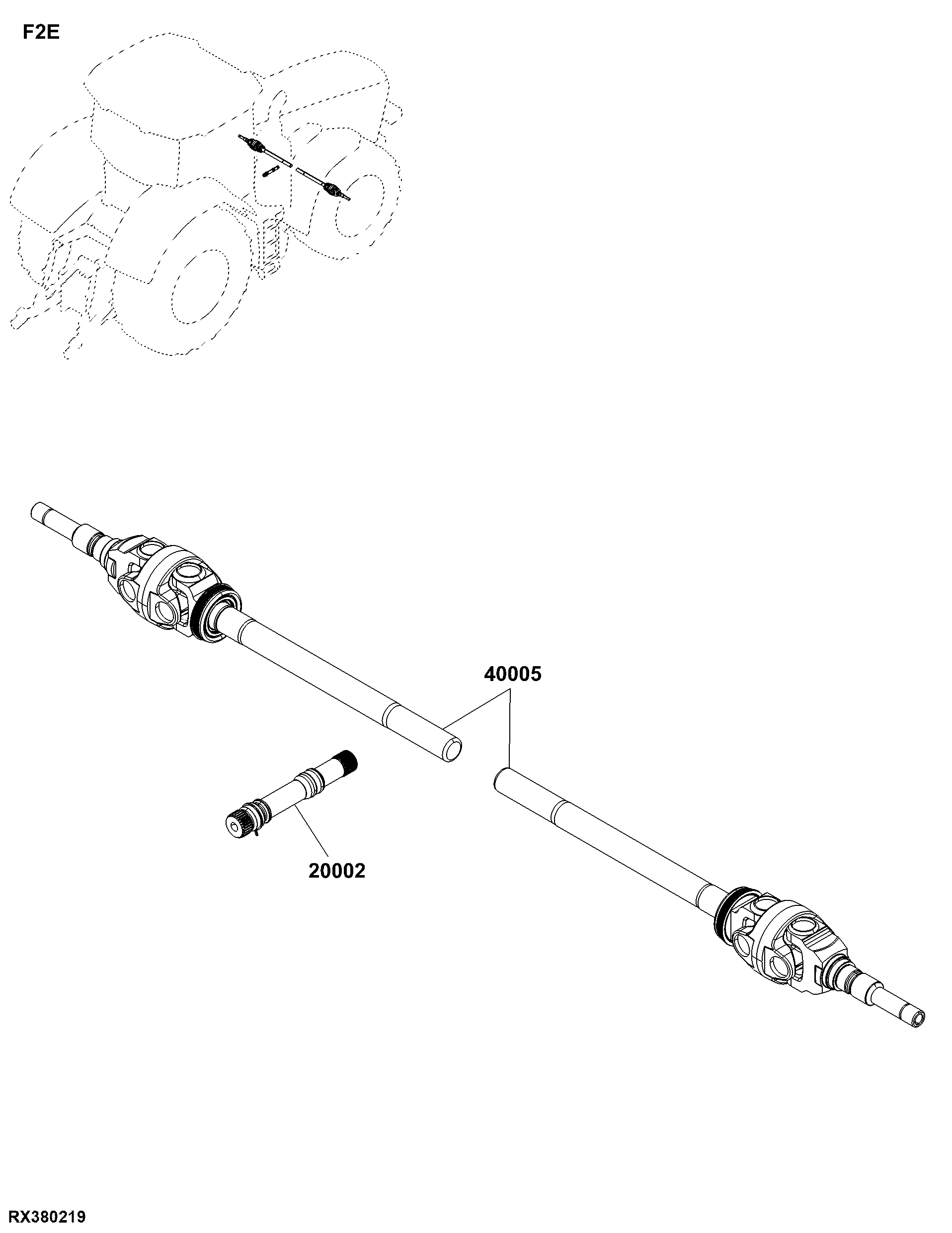 F2E Front Axle Driveline