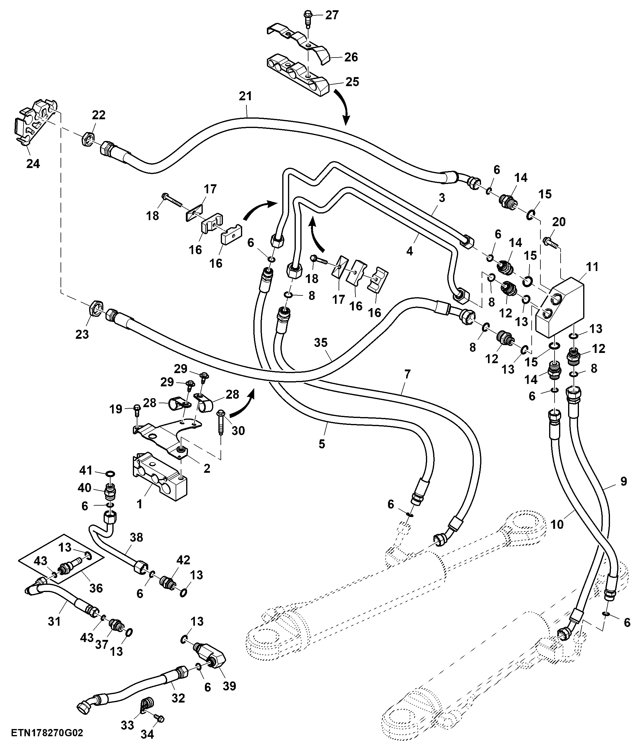 Steering System, AutoTrac™(2/2) (804101 - )